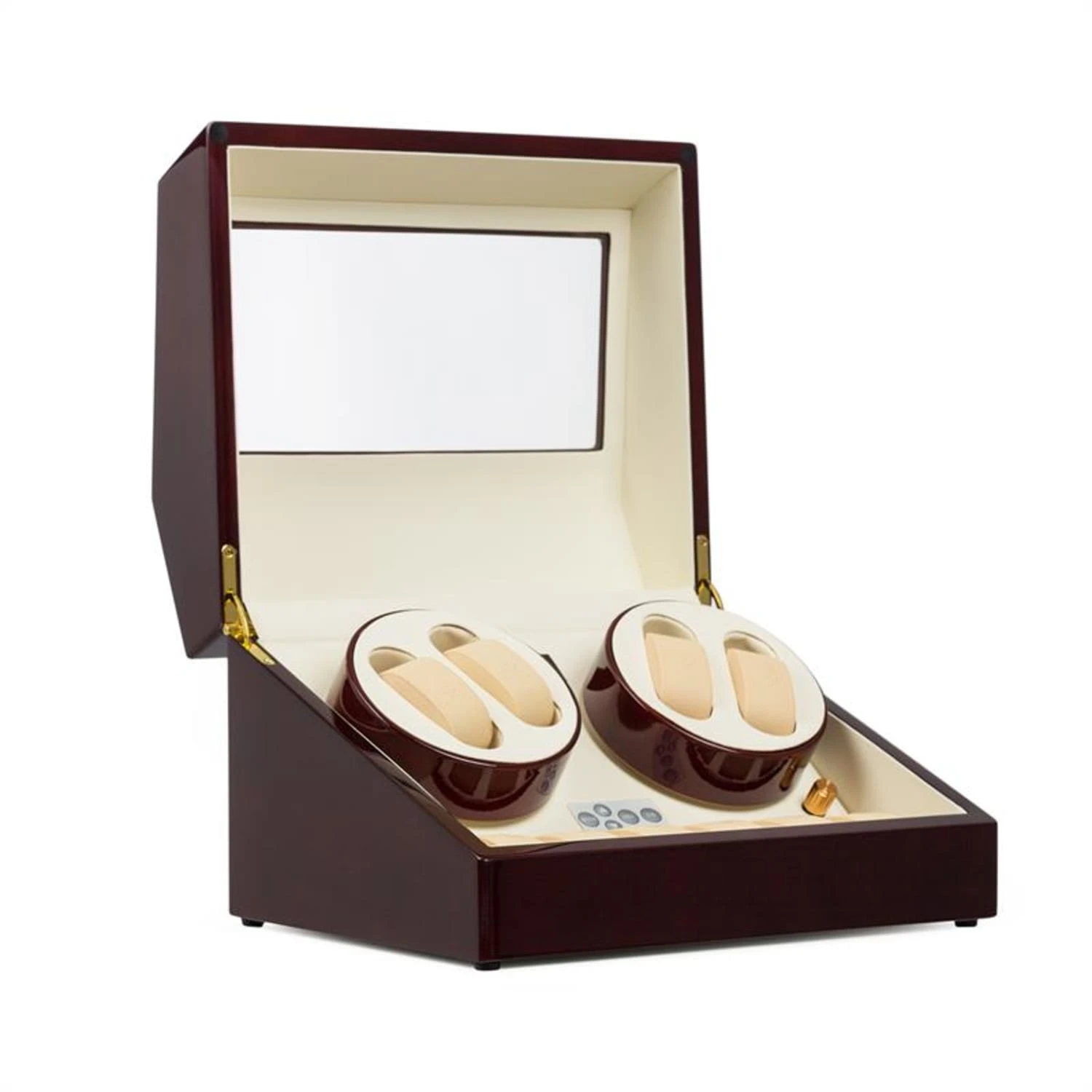 Old Marshall Uhrenbeweger Schaukasten Vitrine 10 Uhren Watch Winder – Bild 2