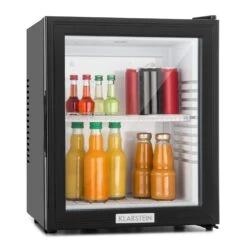 MKS-12 Minibar 24 Liter Klasse E Schwarz Glas 0dB