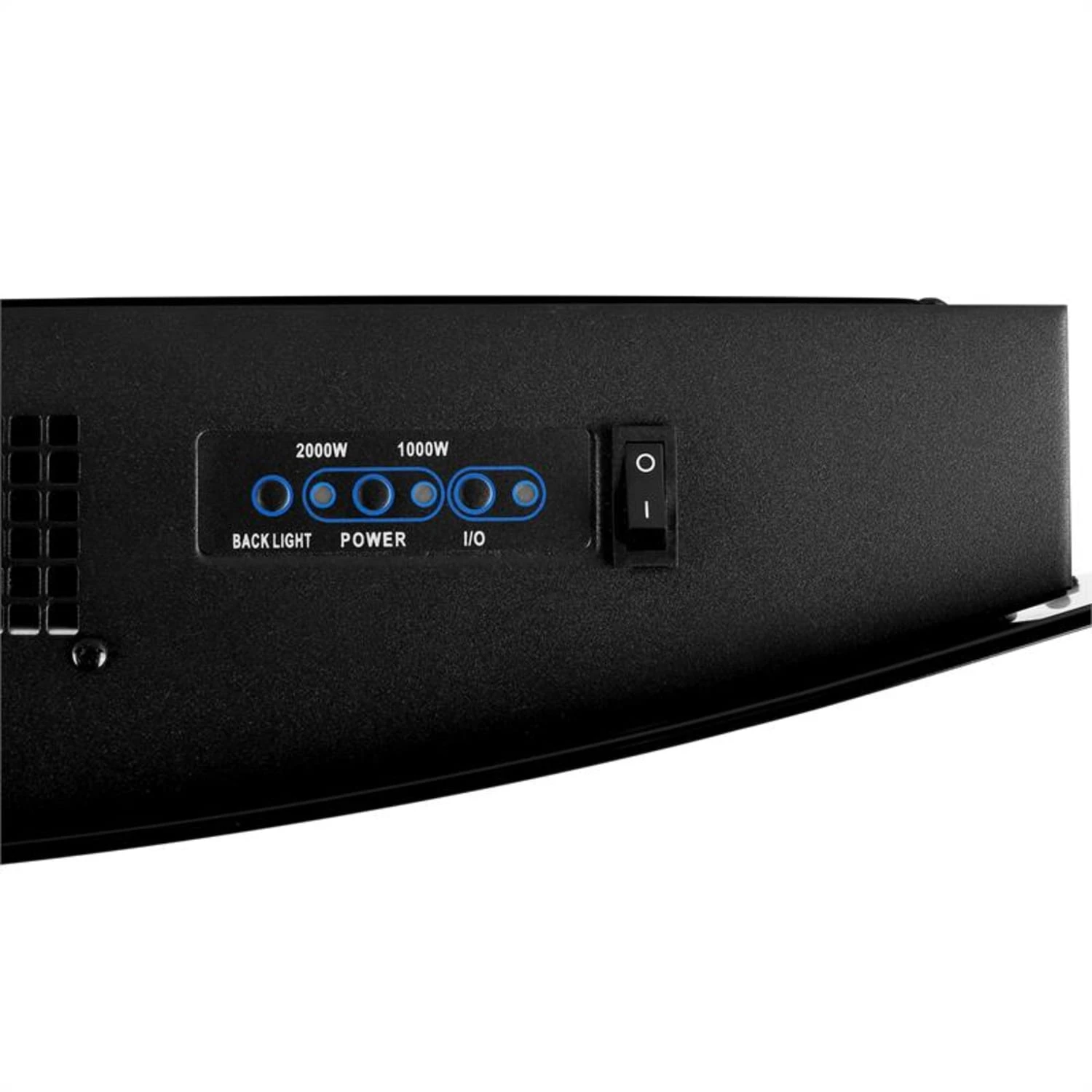 Lausanne Elektrischer Kamin Leistung: 1000 - 2000W LED Fernbedienung – Bild 7