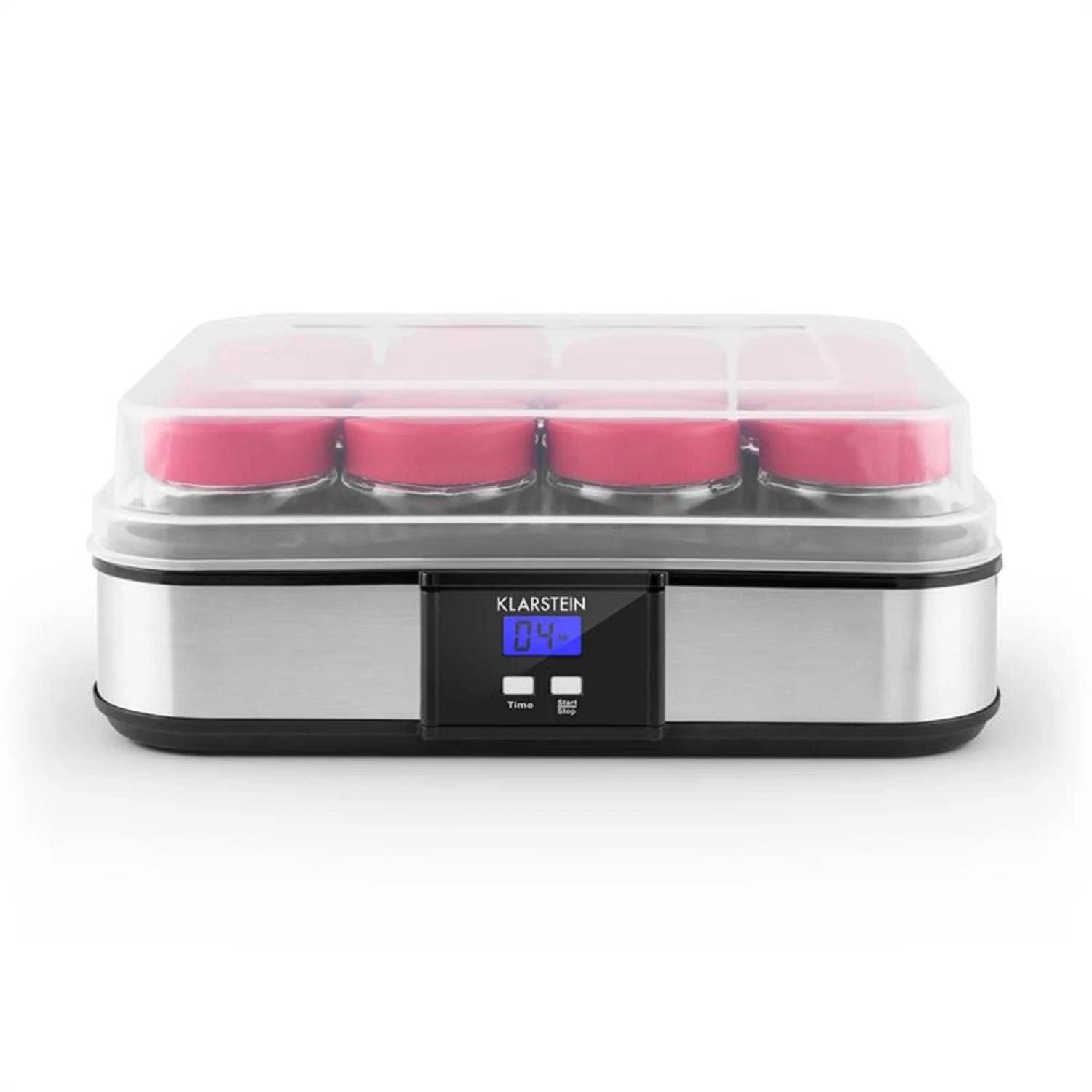 Gaia Joghurtmaker 12 Gläser A 150 Ml Timer Edelstahl – Bild 2