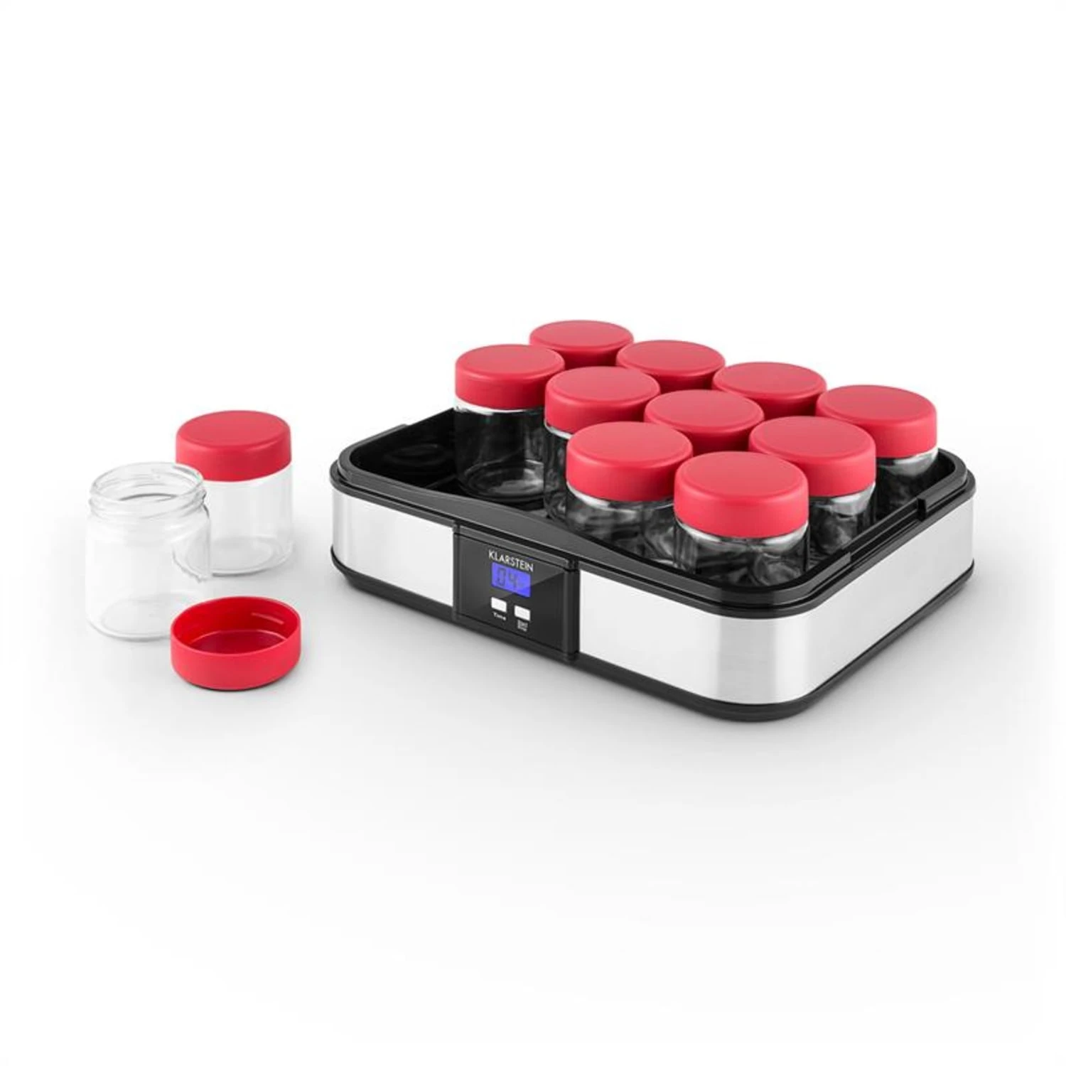 Gaia Joghurtmaker 12 Gläser A 150 Ml Timer Edelstahl – Bild 6