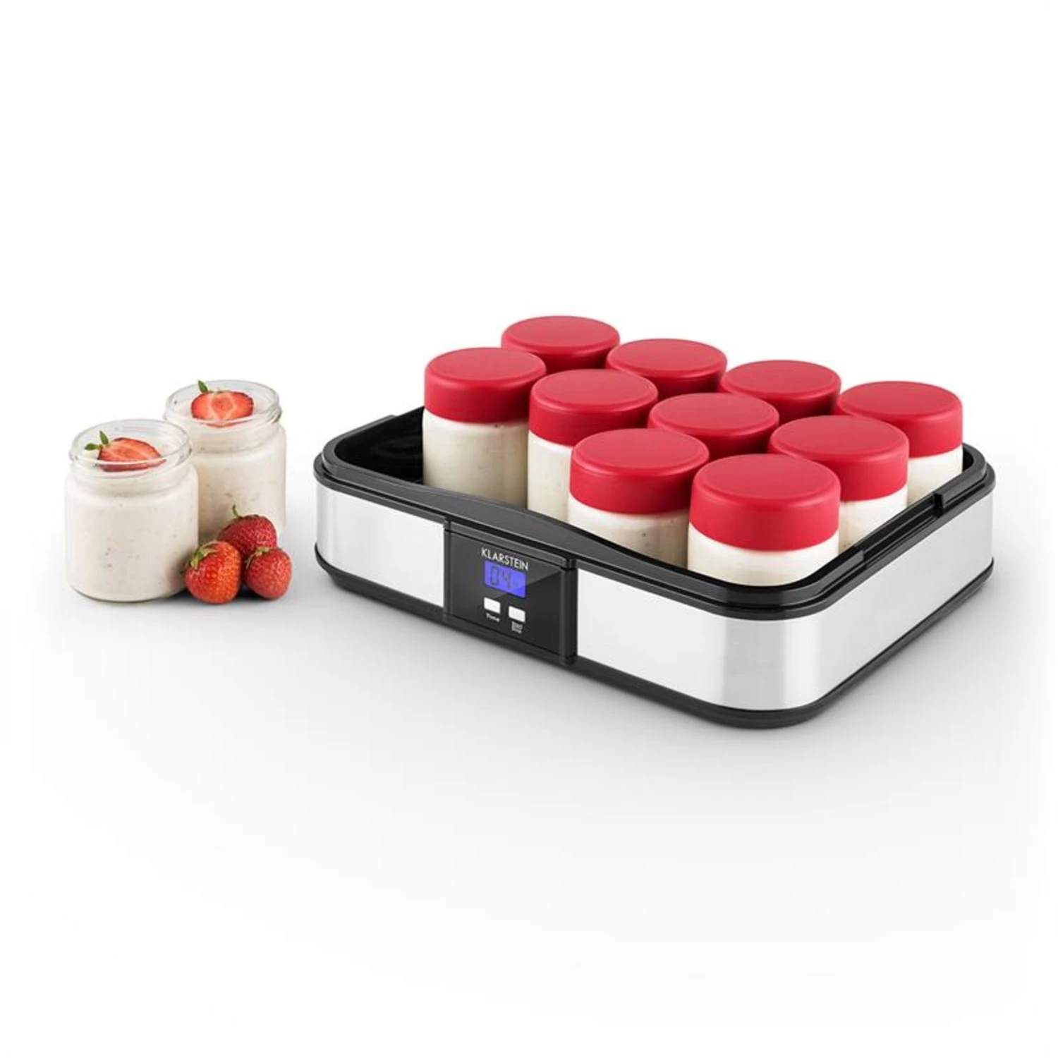 Gaia Joghurtmaker 12 Gläser A 150 Ml Timer Edelstahl – Bild 8