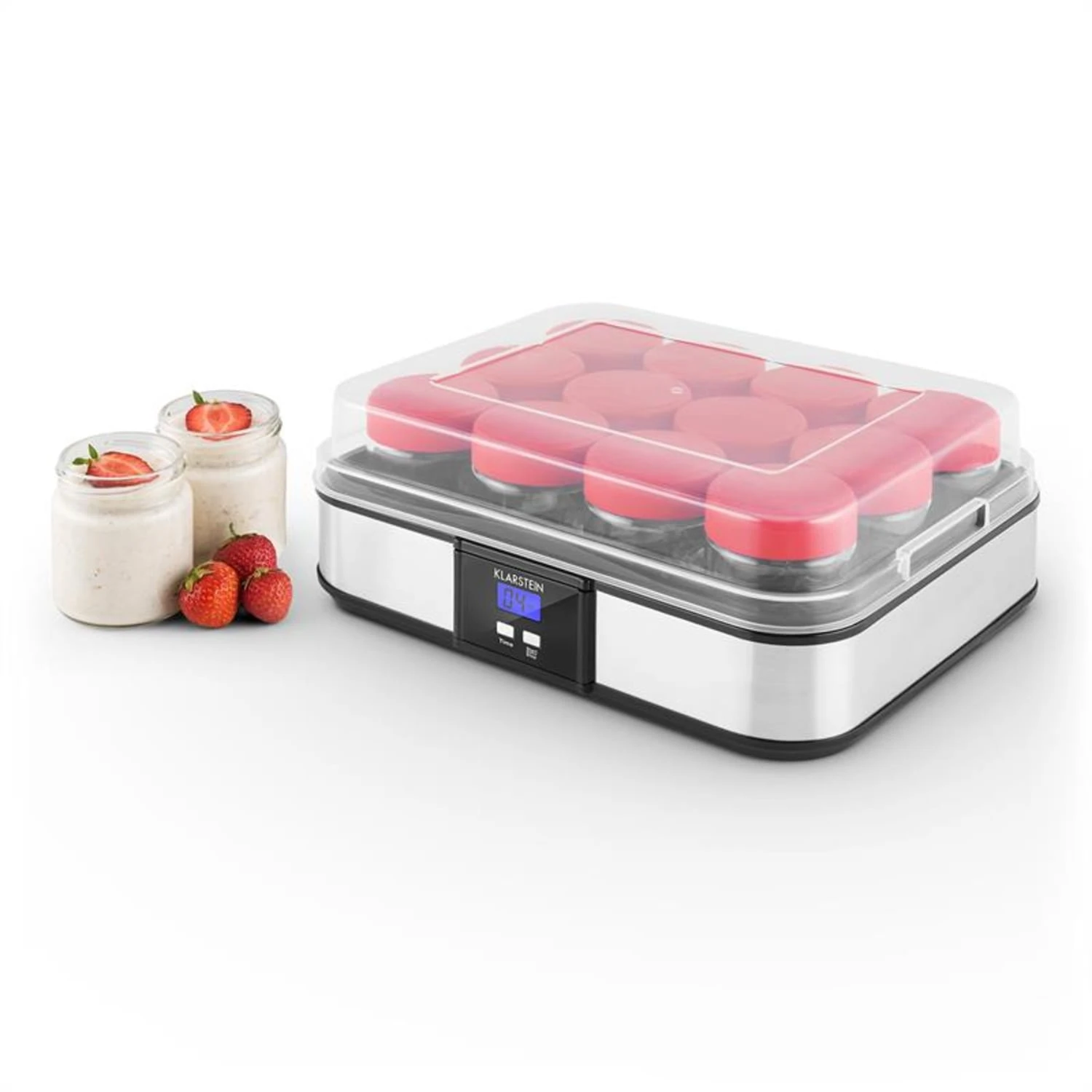 Gaia Joghurtmaker 12 Gläser A 150 Ml Timer Edelstahl – Bild 9