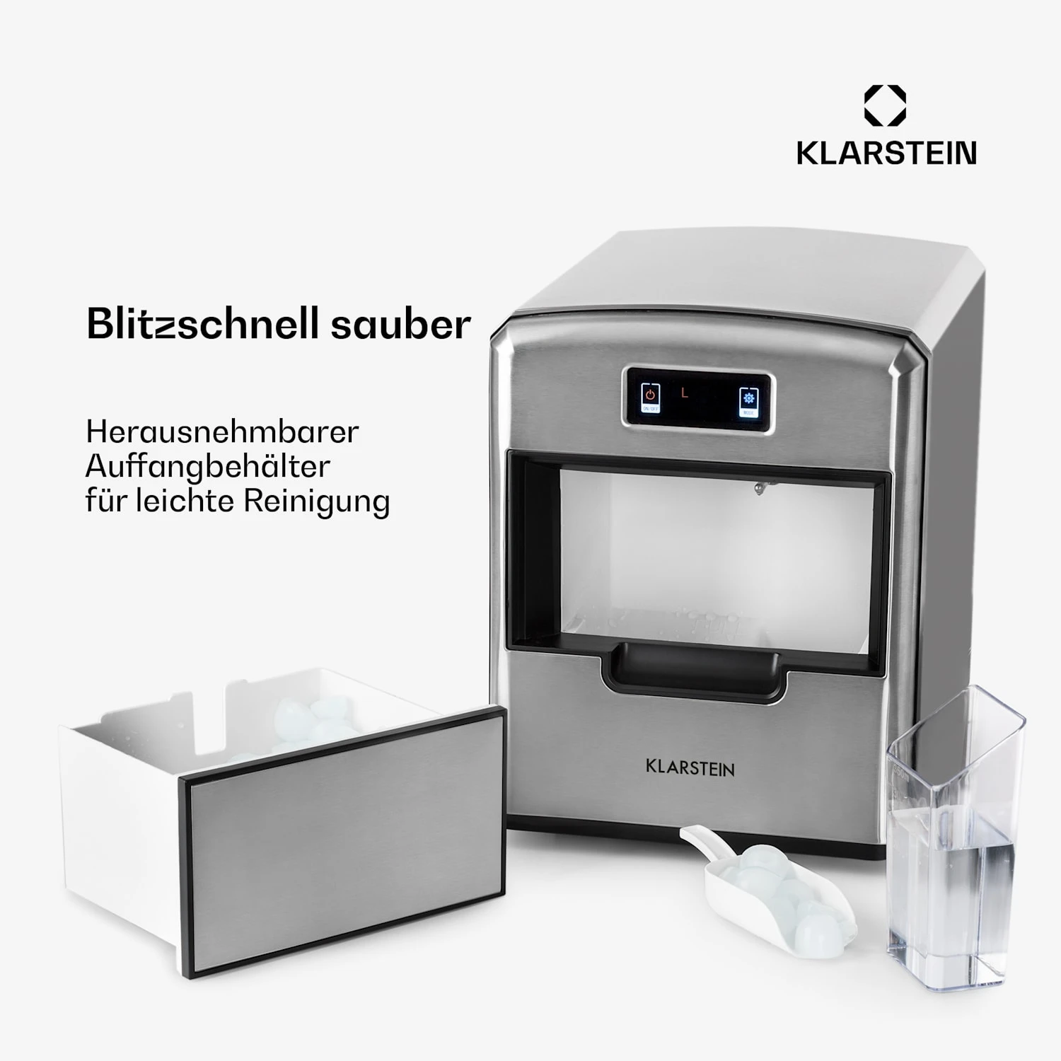 Metropolitan Eiswürfelmaschine 12kg/24h Digitales Display – Bild 6