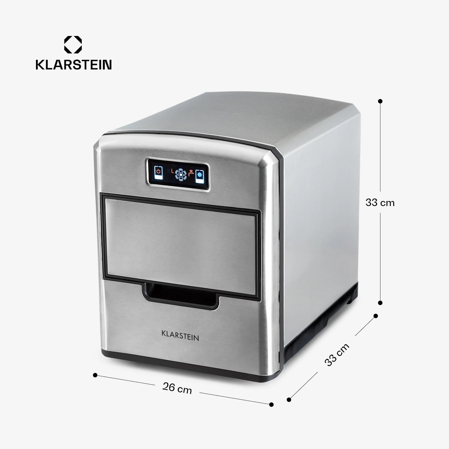 Metropolitan Eiswürfelmaschine 12kg/24h Digitales Display – Bild 7