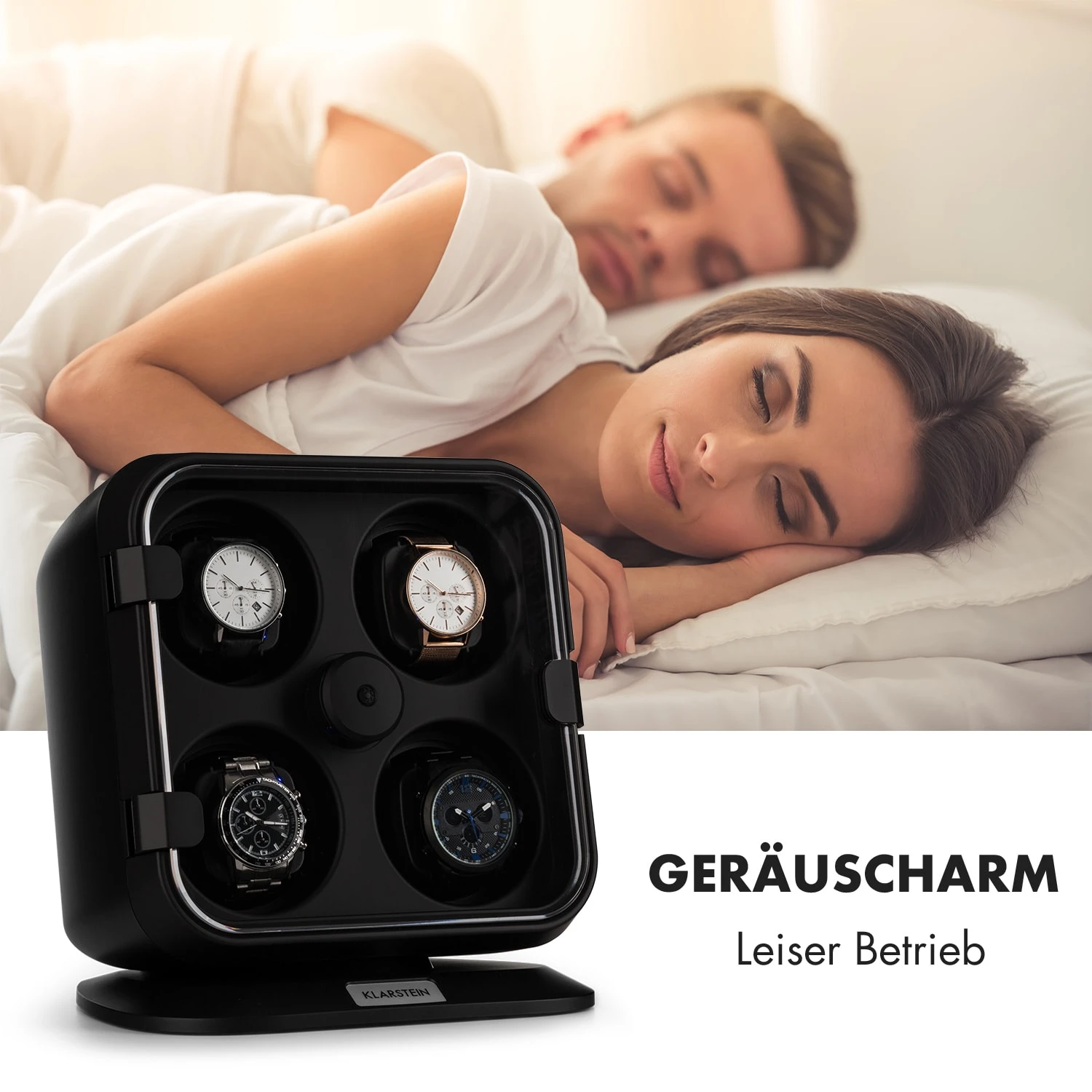 Clover Uhrenbeweger 4 Uhren 3 Rotationen 4 Geschwindigkeiten LED – Bild 6