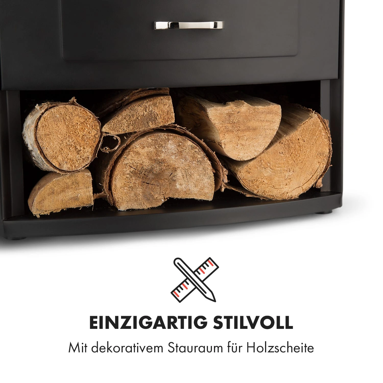 Bormio Elektrischer Kamin 950/1900W Thermostat Wochentimer – Bild 5