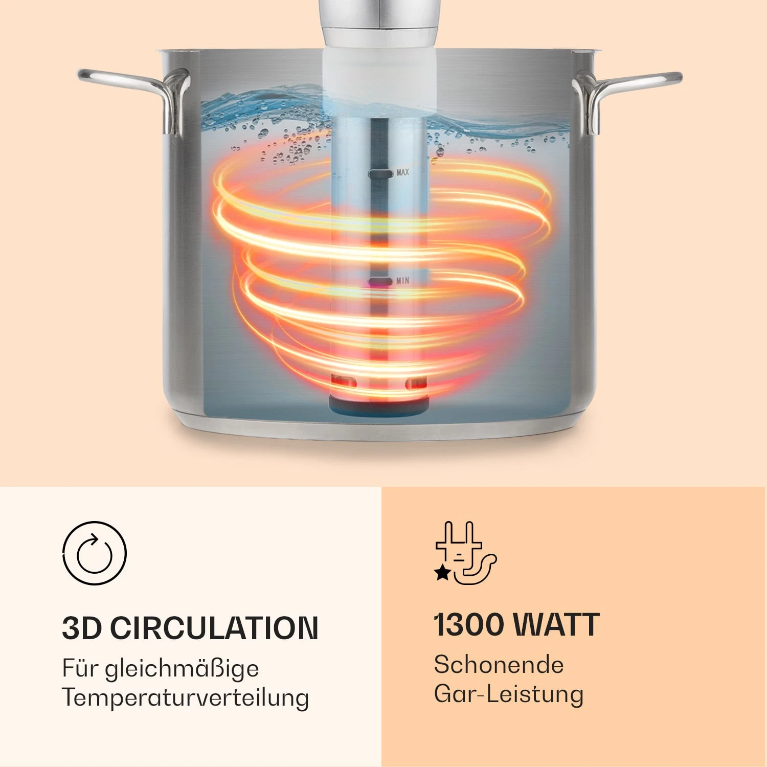 Quickstick Sous Vide Garer Thermostat: 50-95 °C Für 20 L Edelstahl – Bild 5