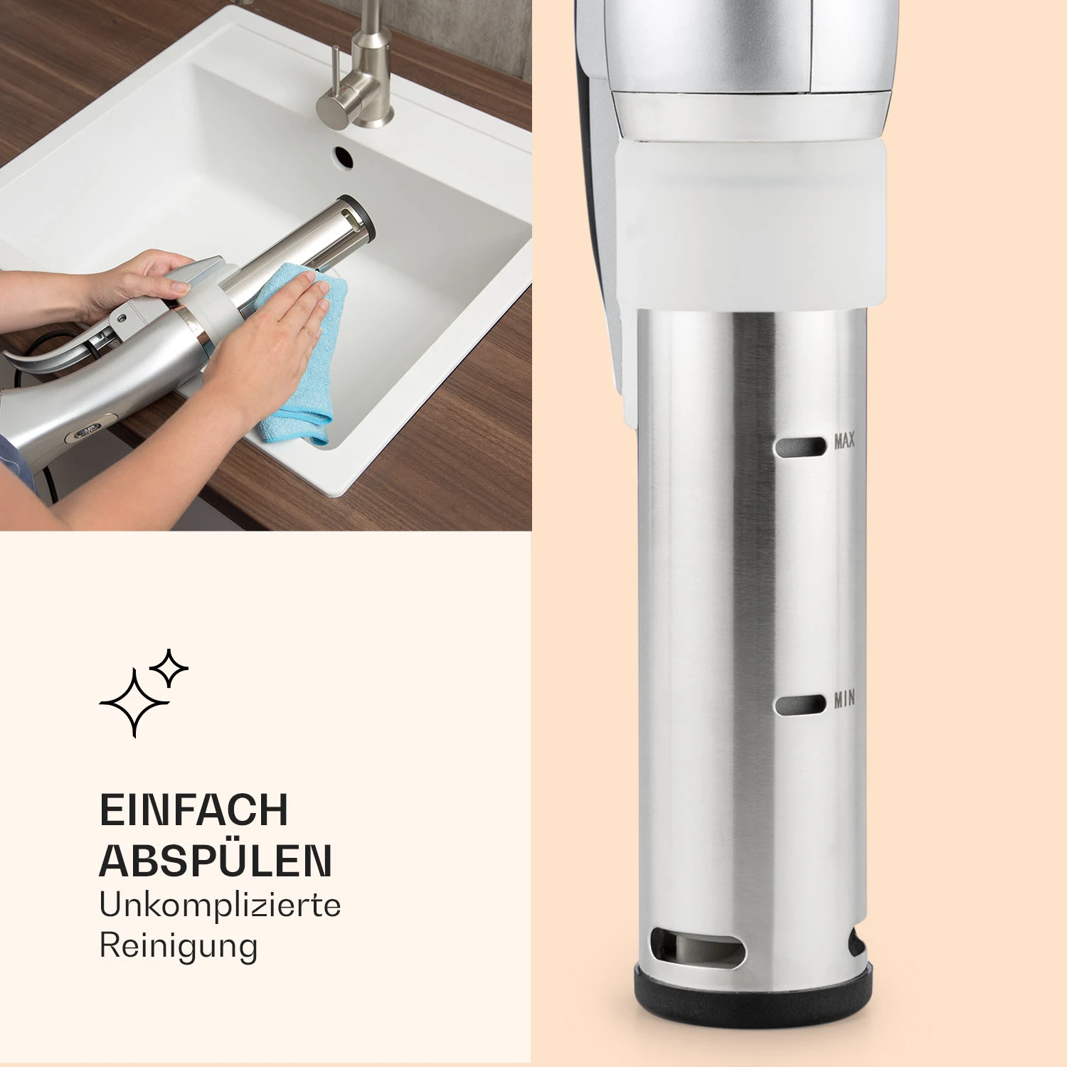 Quickstick Sous Vide Garer Thermostat: 50-95 °C Für 20 L Edelstahl – Bild 6