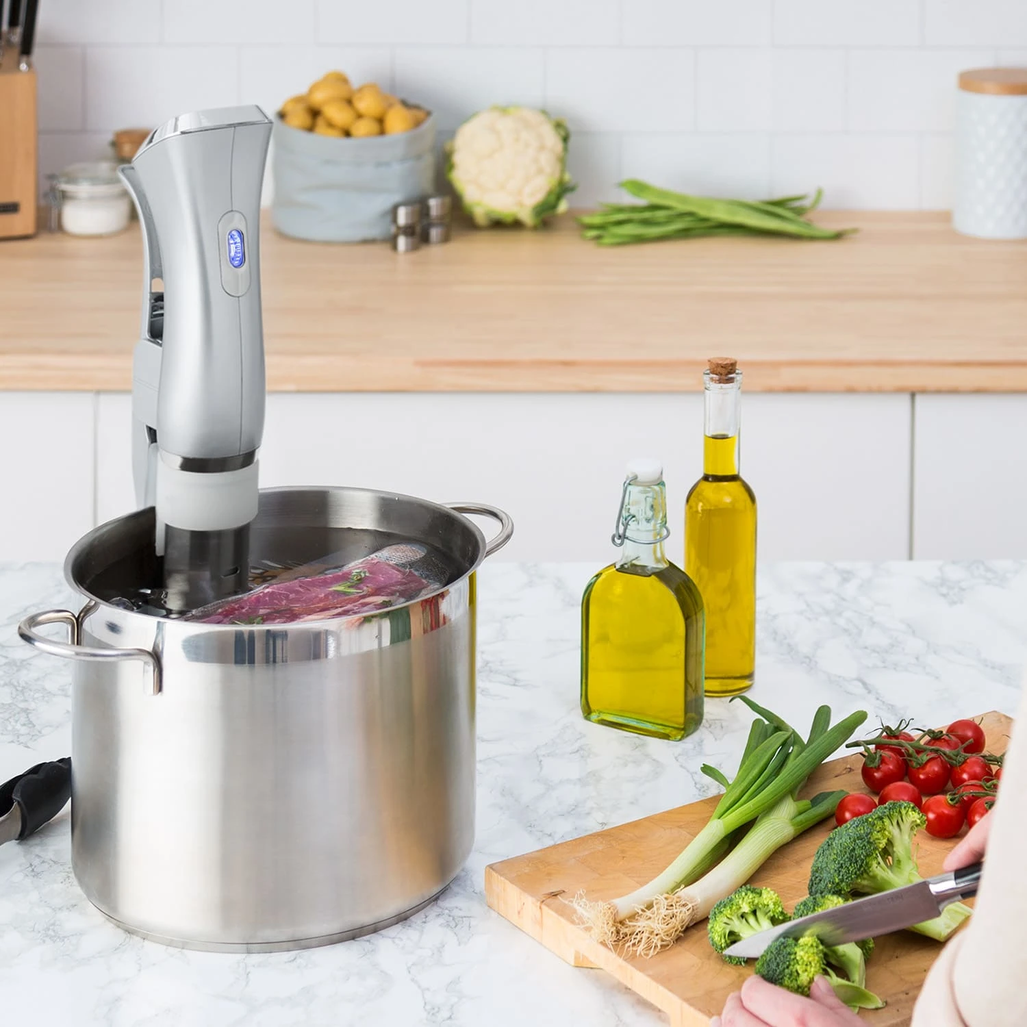 Quickstick Sous Vide Garer Thermostat: 50-95 °C Für 20 L Edelstahl – Bild 2