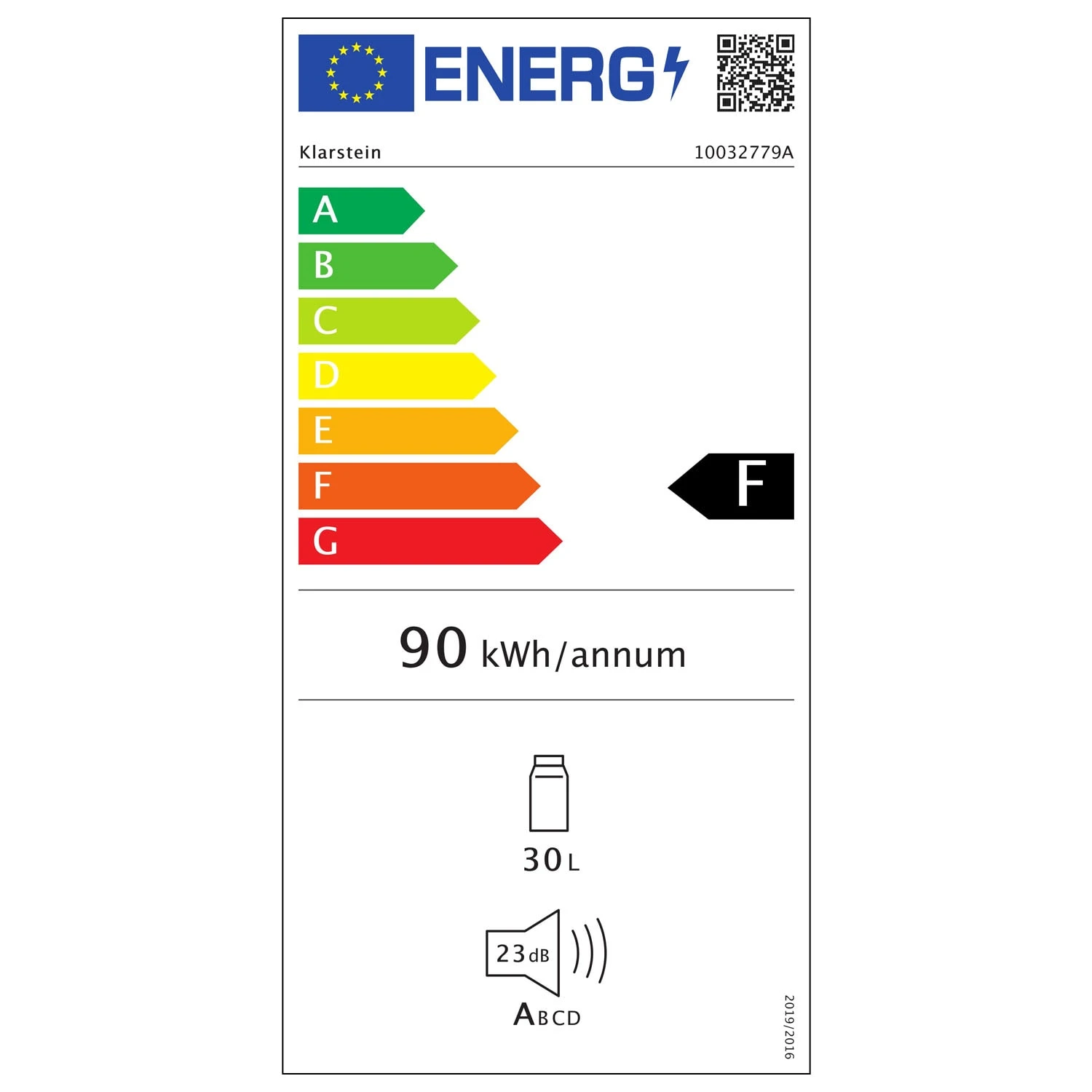 Brooklyn 32 Mini-Kühlschrank Glastür LED Ablage – Bild 7