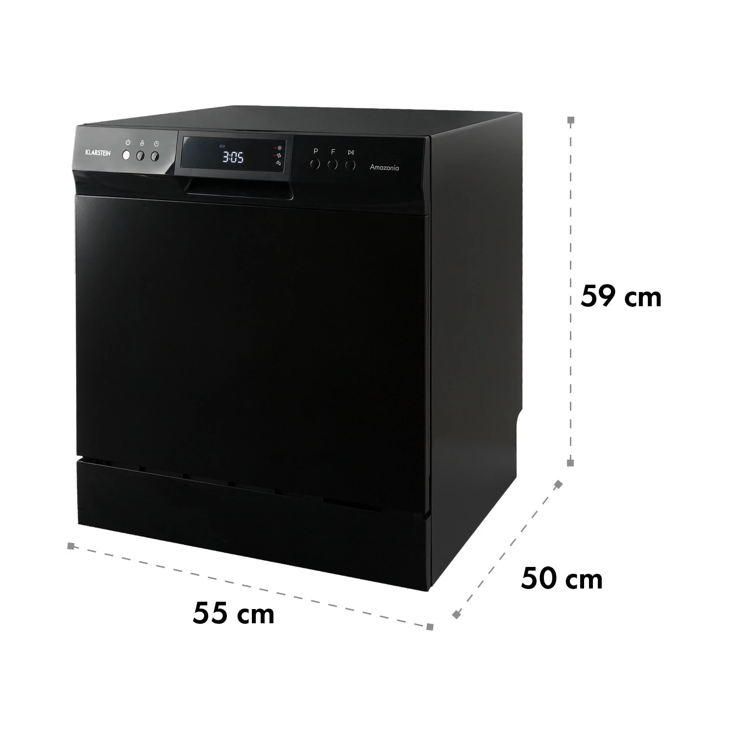 Amazonia 8 Neo Tischgeschirrspüler 8 Programme LED-Display – Bild 9