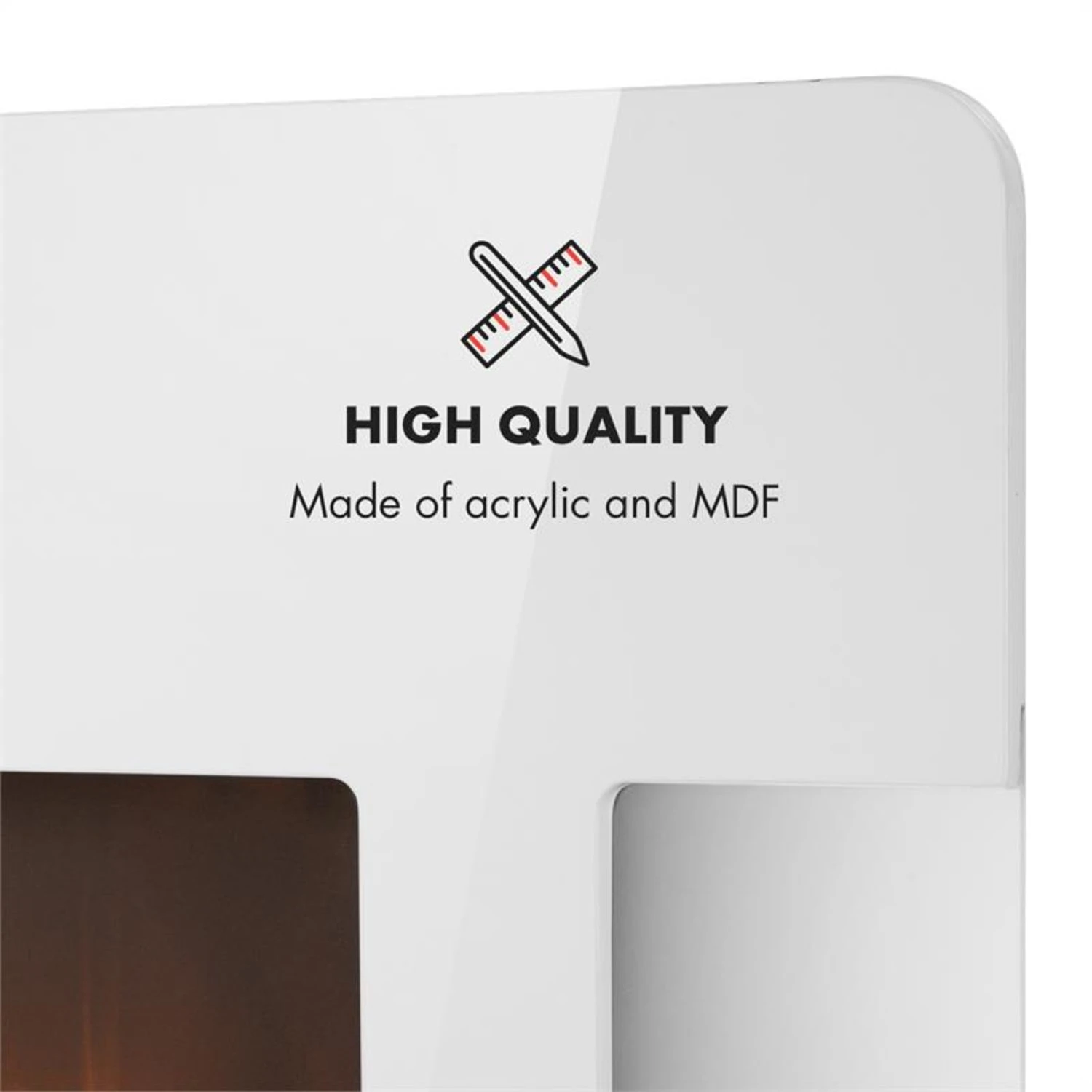 Klarstein Belfort Light & Fire Elektrischer Kamin 1000/2000W Fernbedienung – Bild 8