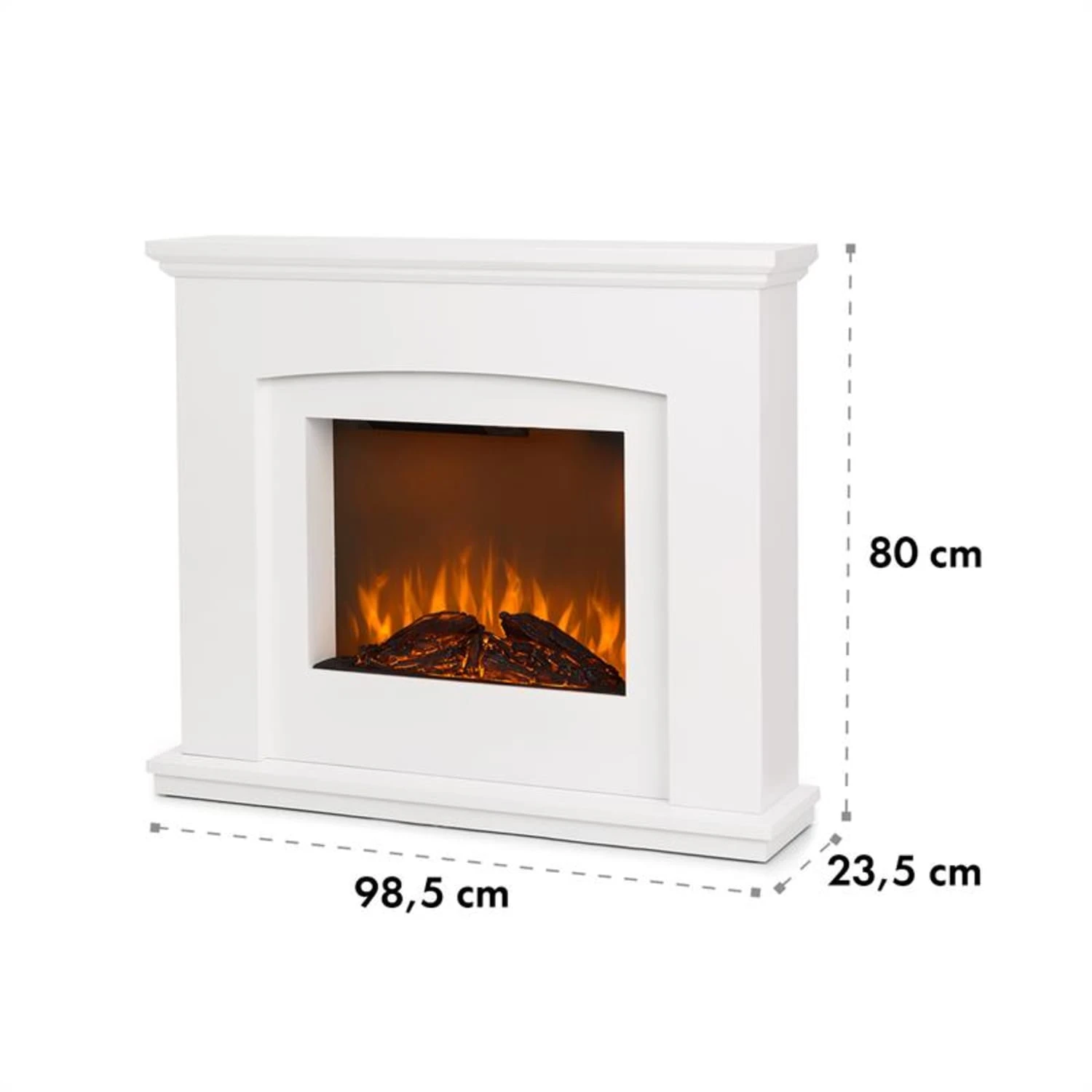 Aosta Light & Fire Elektrischer Kamin 1000/2000W Fernbedienung – Bild 8