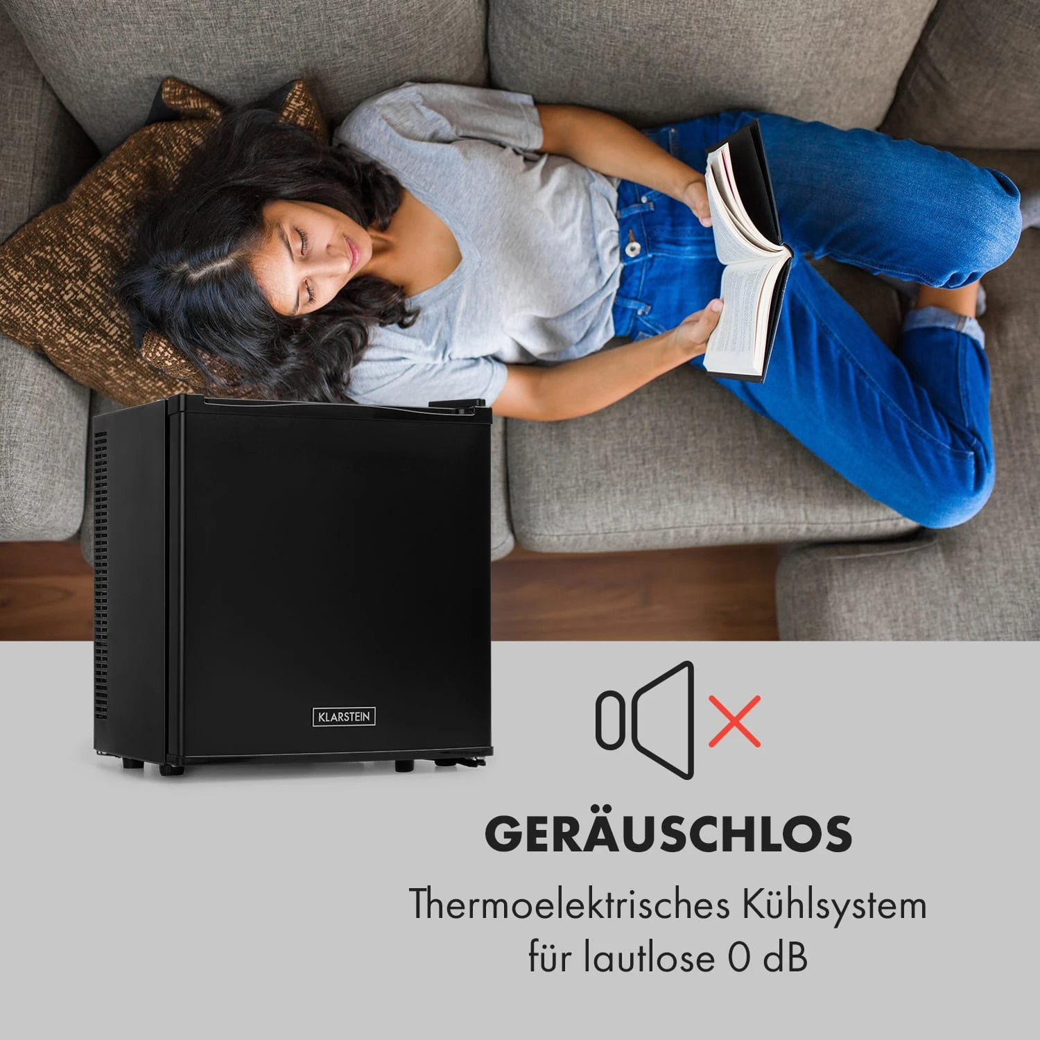 Secret Cool Mini-Kühlschrank Mini-Bar 13l 22dB 2 Etagen – Bild 3