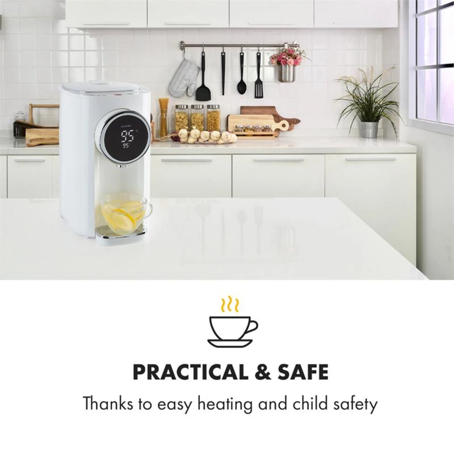 Hot Spring Plus Heißwasserspender 5l Edelstahl-Wassertank 45-95 °C – Bild 2