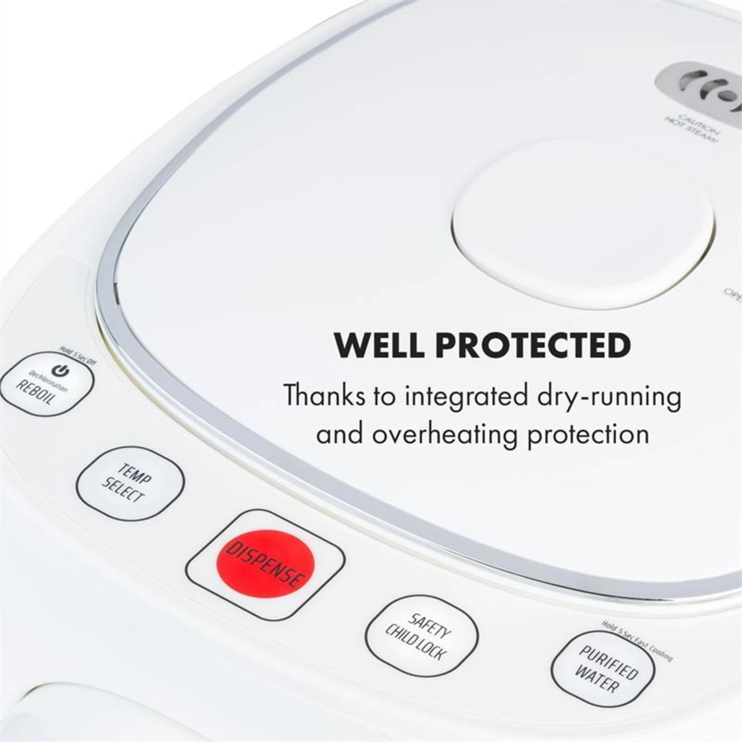 Hot Spring Plus Heißwasserspender 5l Edelstahl-Wassertank 45-95 °C – Bild 3