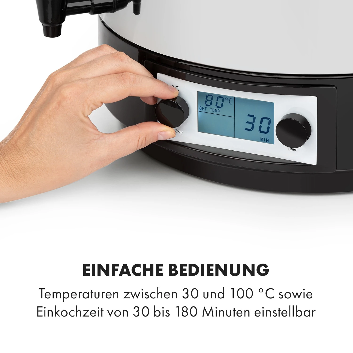 KonfiStar 50 Digital Einkocher Getränkespender 2500W 50L 100°C 180min – Bild 4