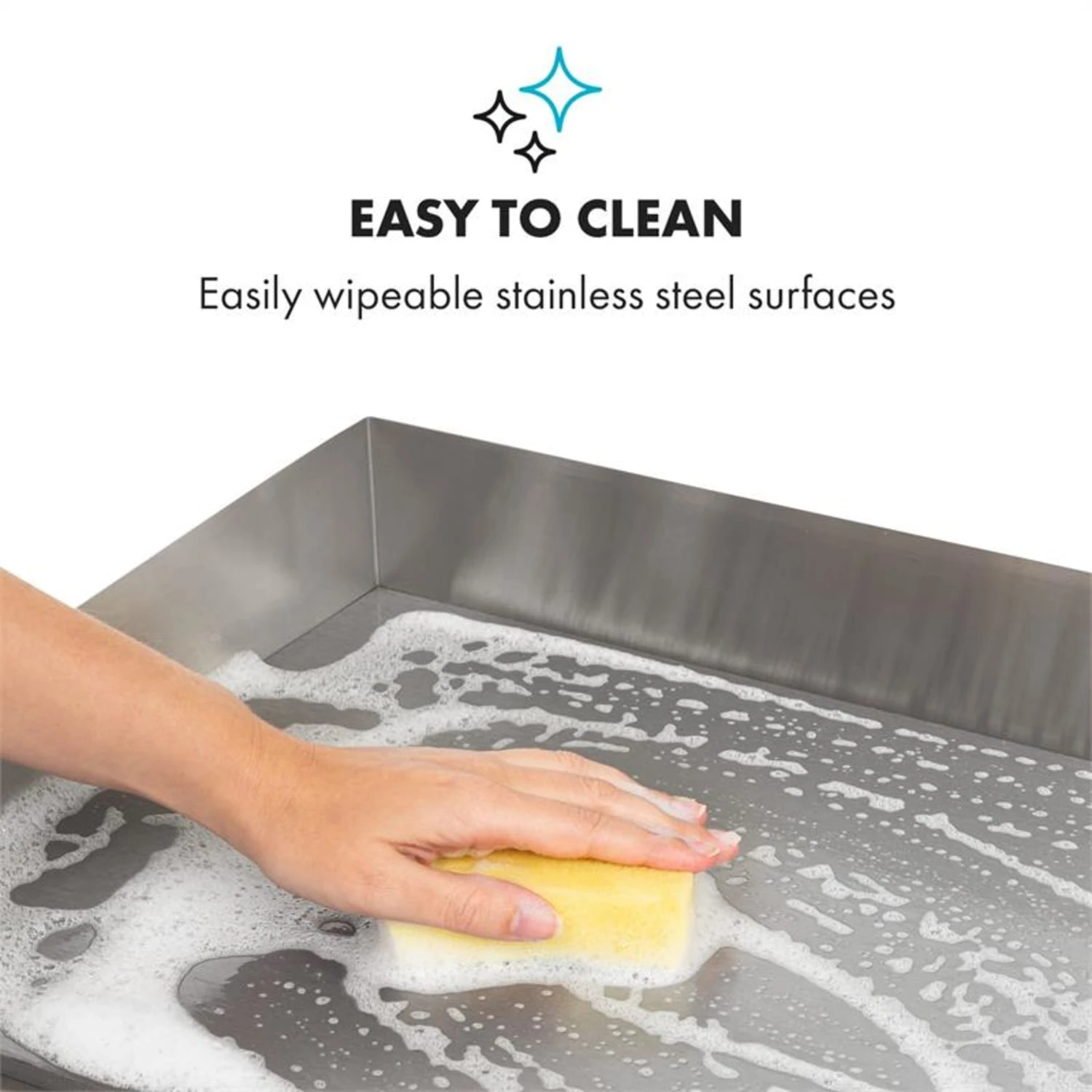 Grillmeile 3000G Elektrogrill 3000W Grillplatte 54,5x35cm Glatt – Bild 7