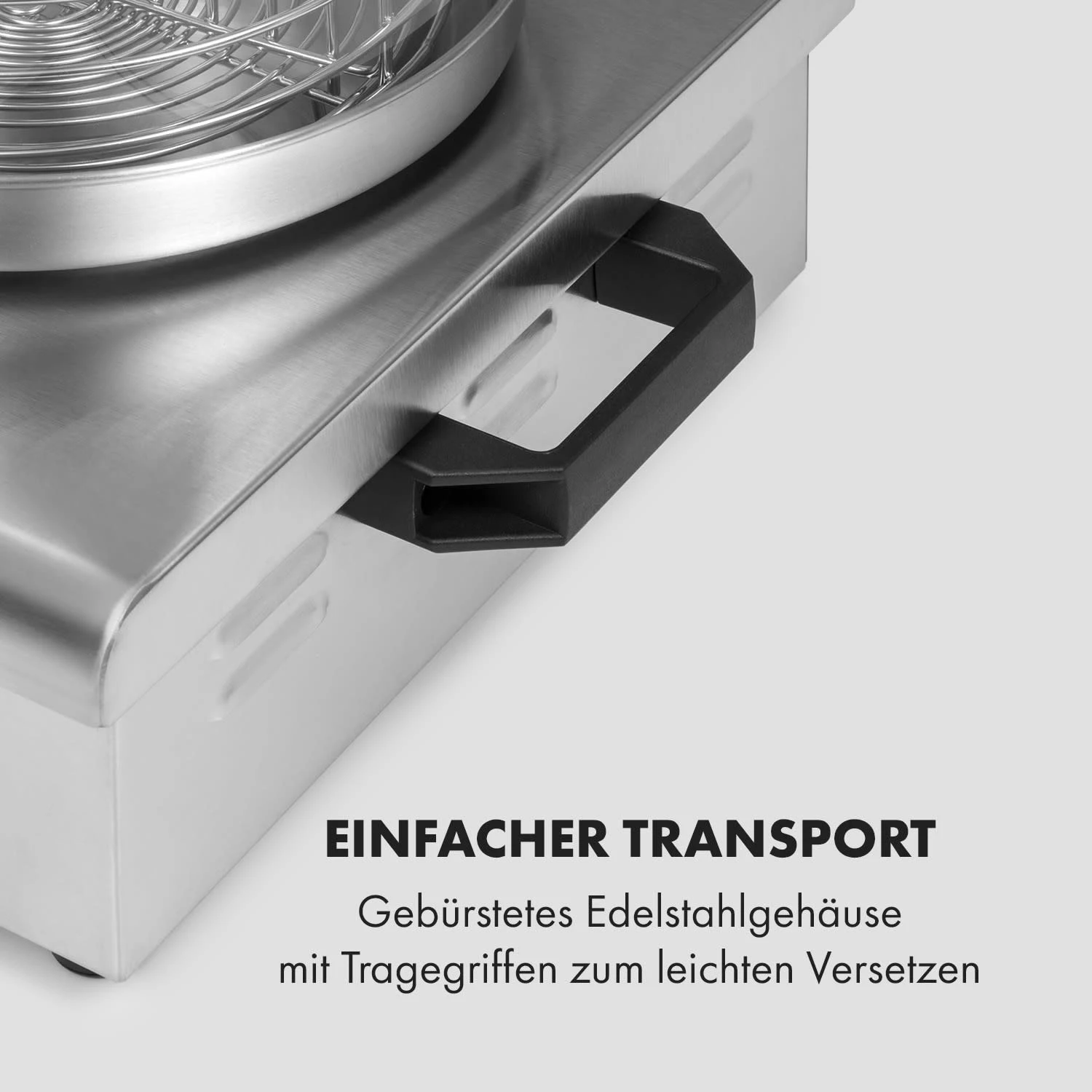 Wurstfabrik 450 Hot Dog Maker 450W 5L 30-100°C Glas Edelstahl – Bild 6