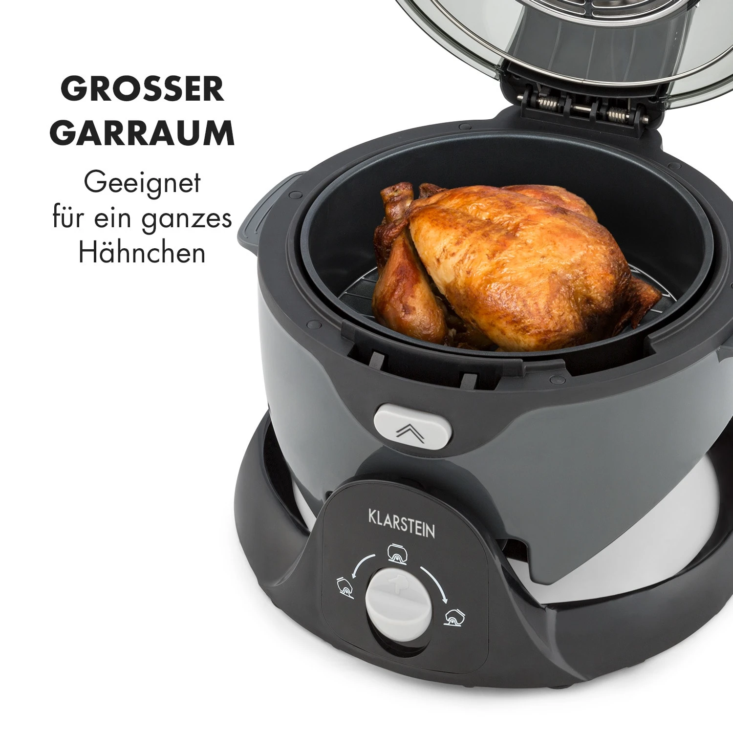 VitAir Pommesmaster Heißluftfritteuse 360° 1400W 50-240°C Timer – Bild 7