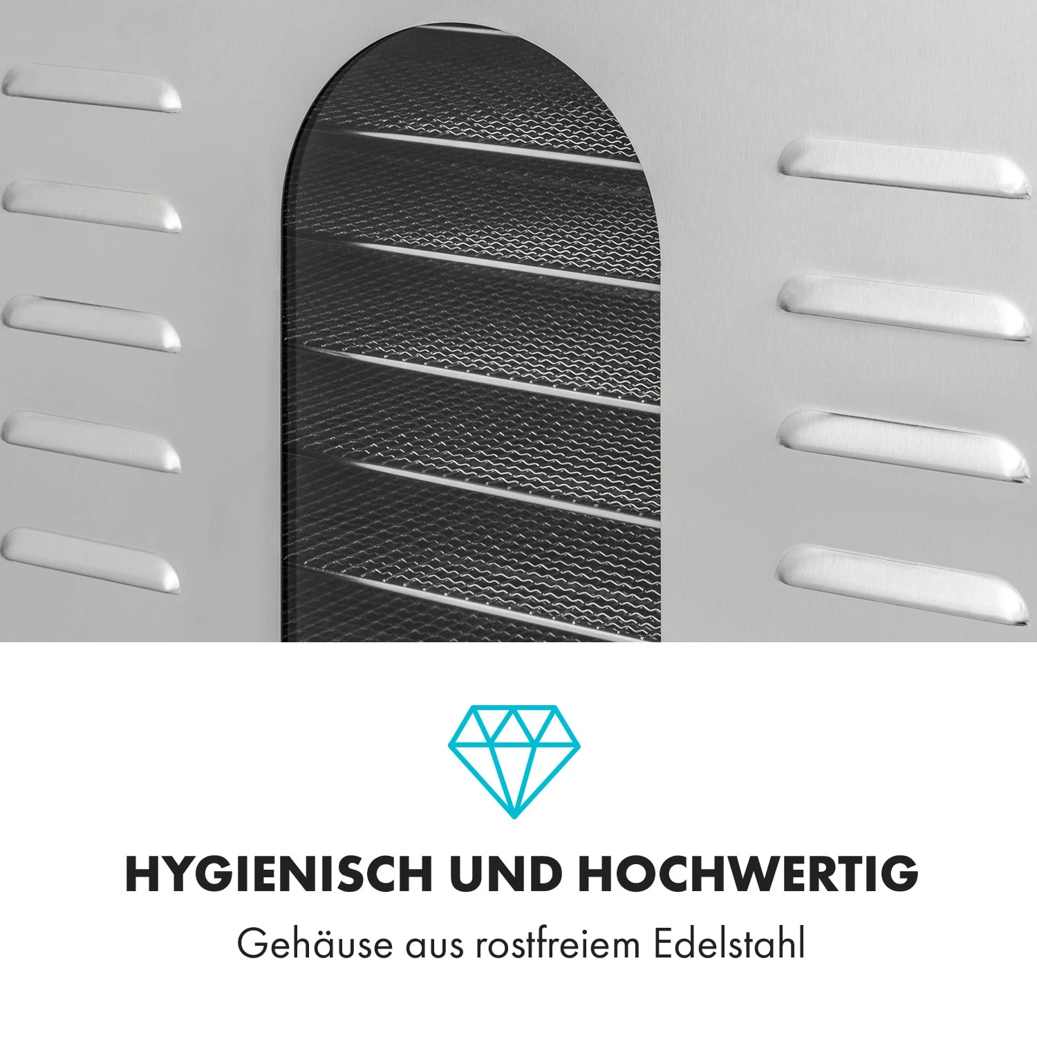 Master Jerky 500 Dörrautomat 3000W 40-90 °C 24h-Timer Edelstahl Silber – Bild 7