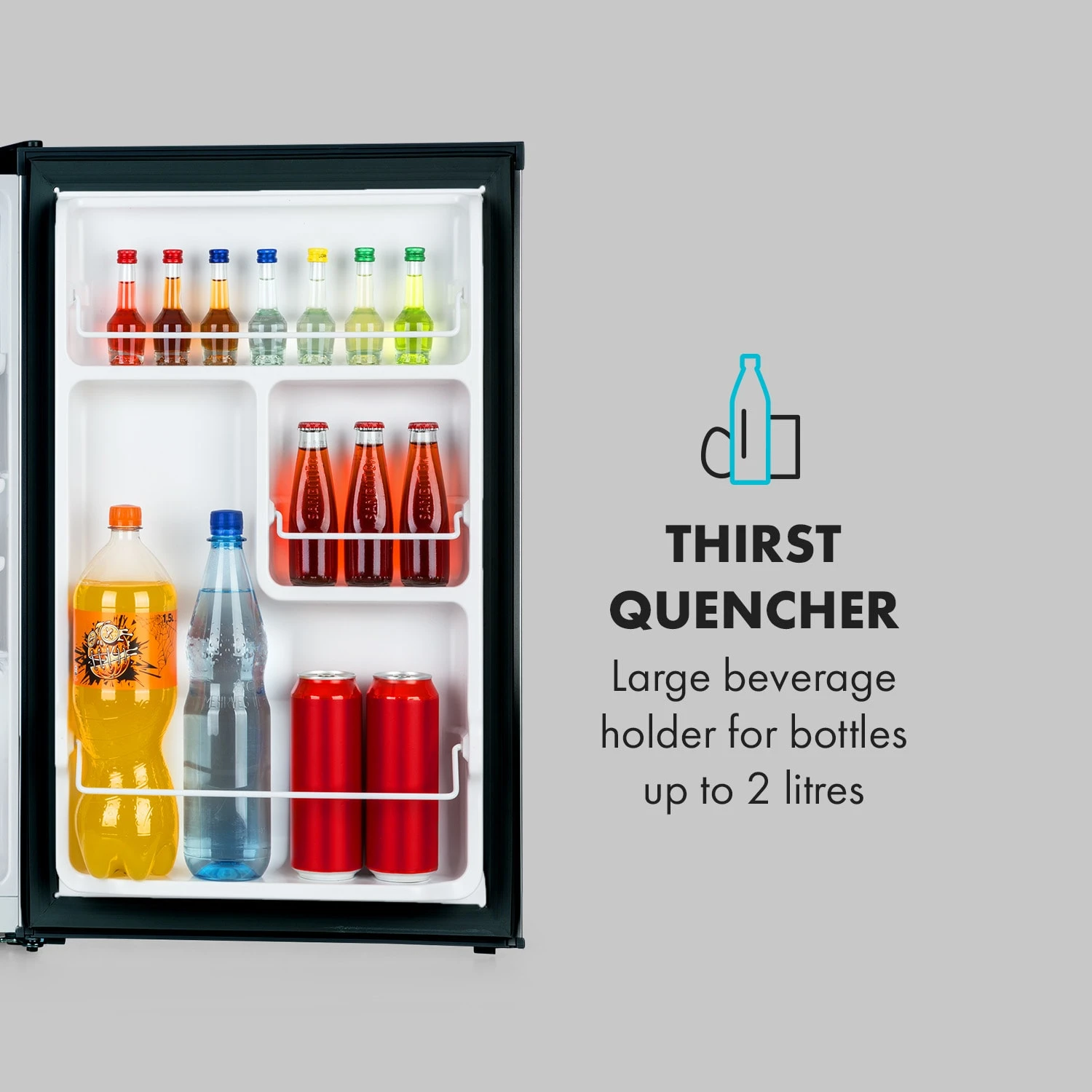 Delaware Kühlschrank 75 Liter 4-Liter-Gefrierfach Kompression – Bild 5