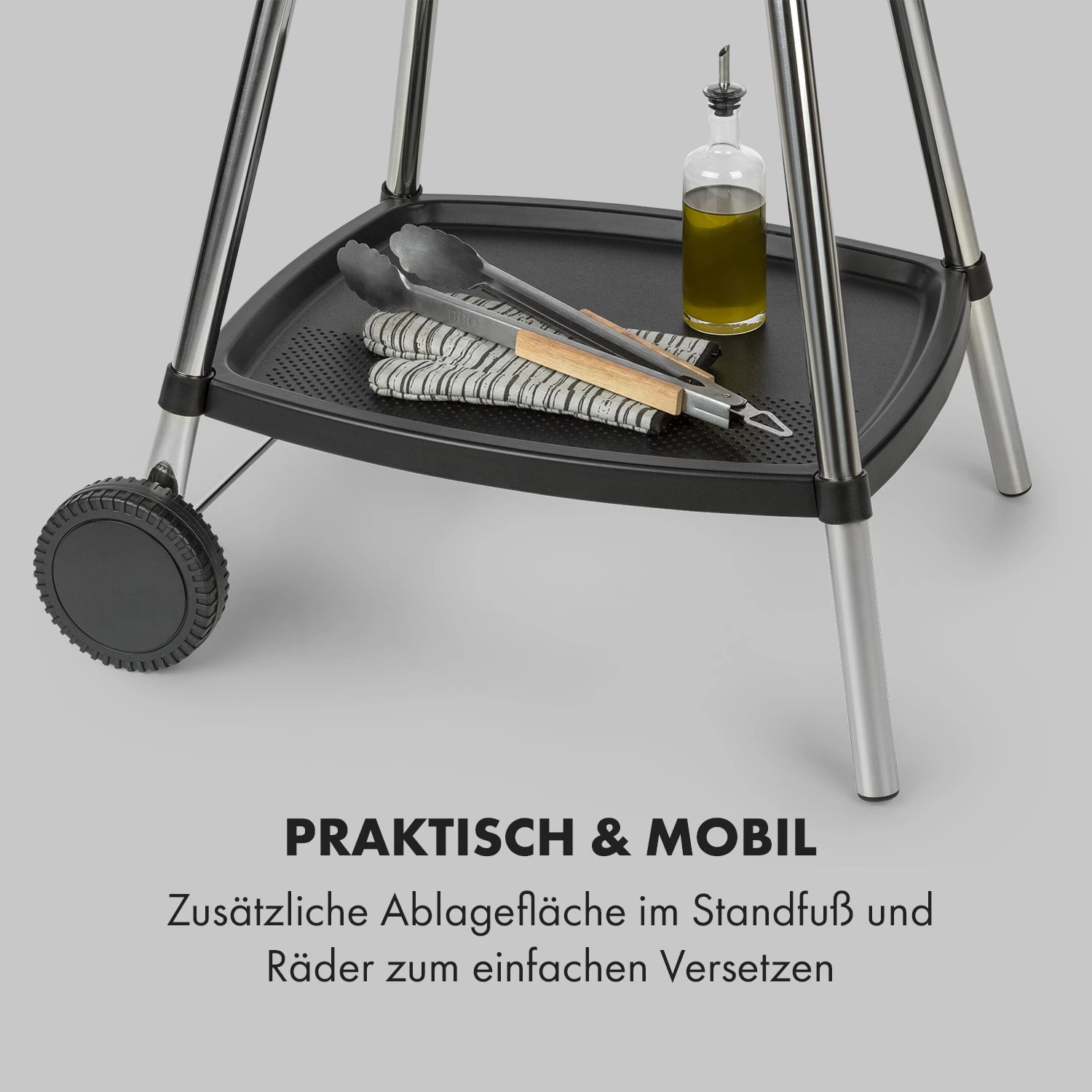 Gatsby Elektrogrill 2000W Antihaft-Grillfläche Seitentische – Bild 7