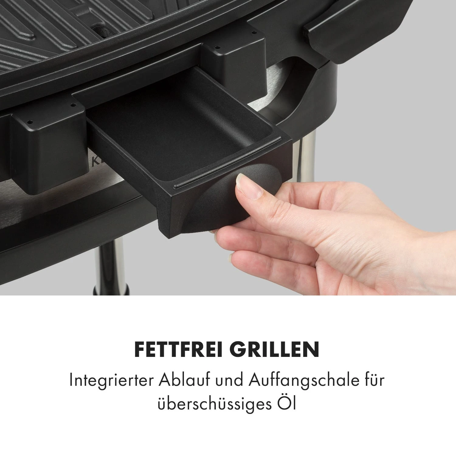 Gatsby Elektrogrill 2000W Antihaft-Grillfläche Seitentische – Bild 8