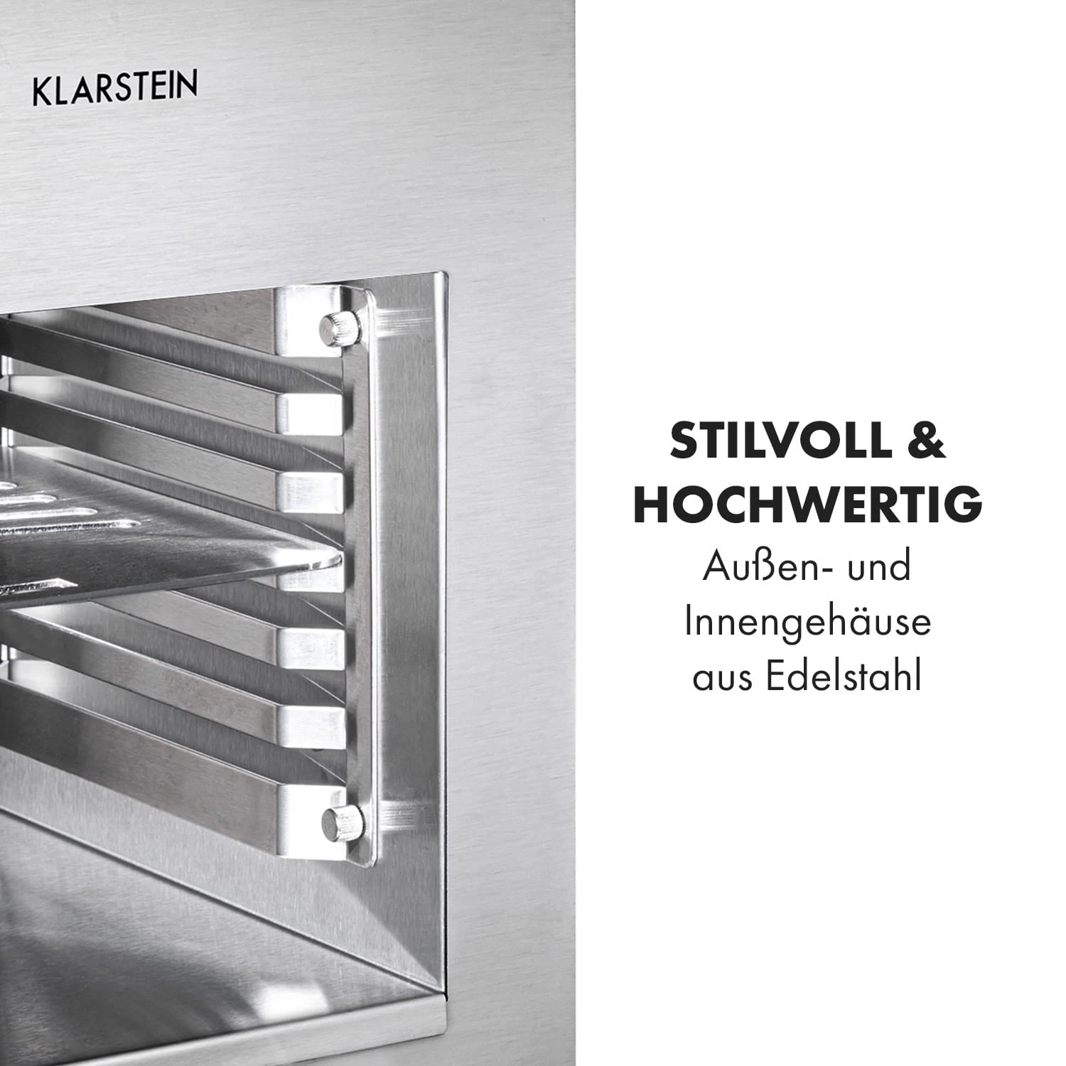 Hannibal Hochtemperaturgrill Indoor 2.200W 850°C Edelstahl Silber – Bild 7