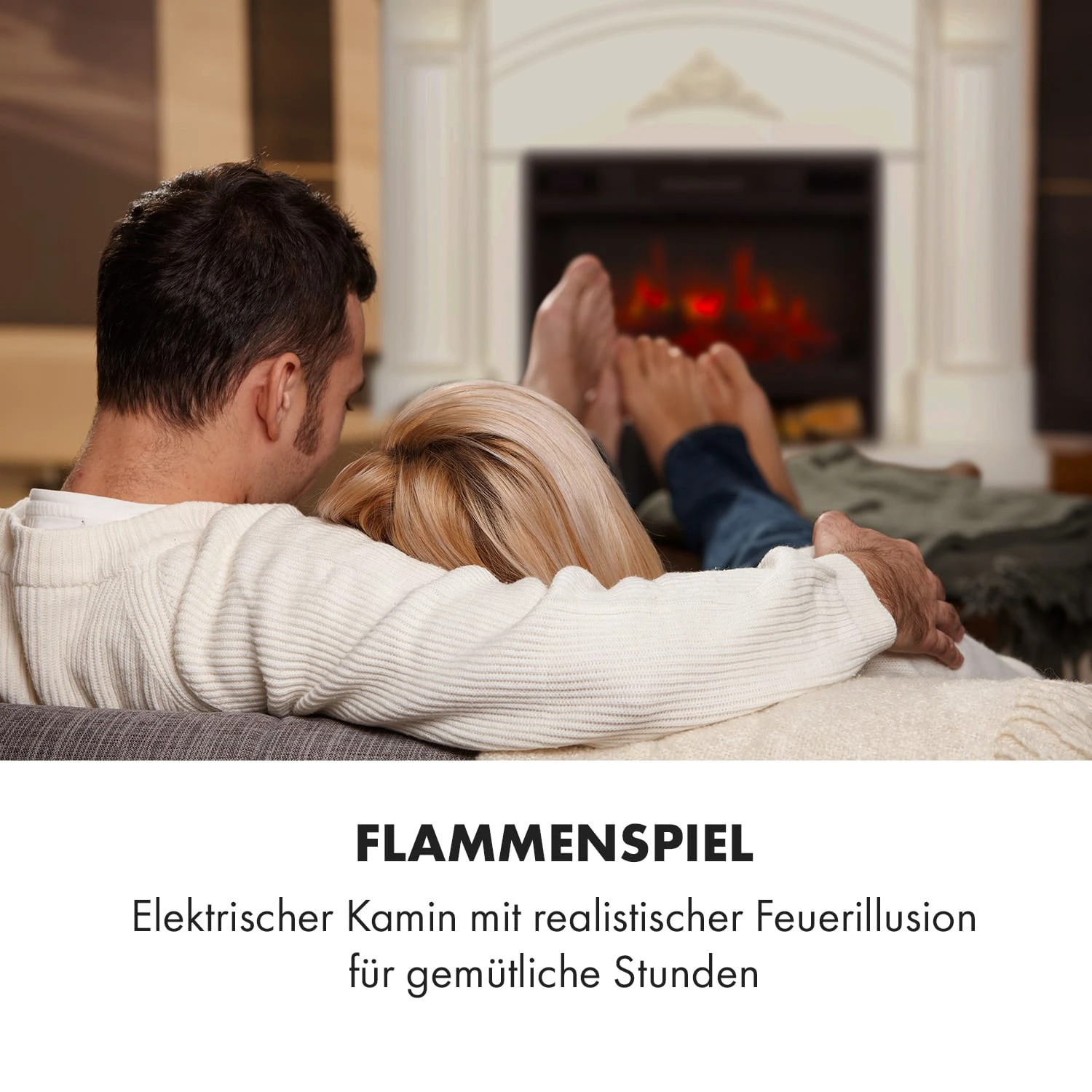 Vulsini Dawn Elektrokamin 1900 W LED-Technik Fernbedienung – Bild 8