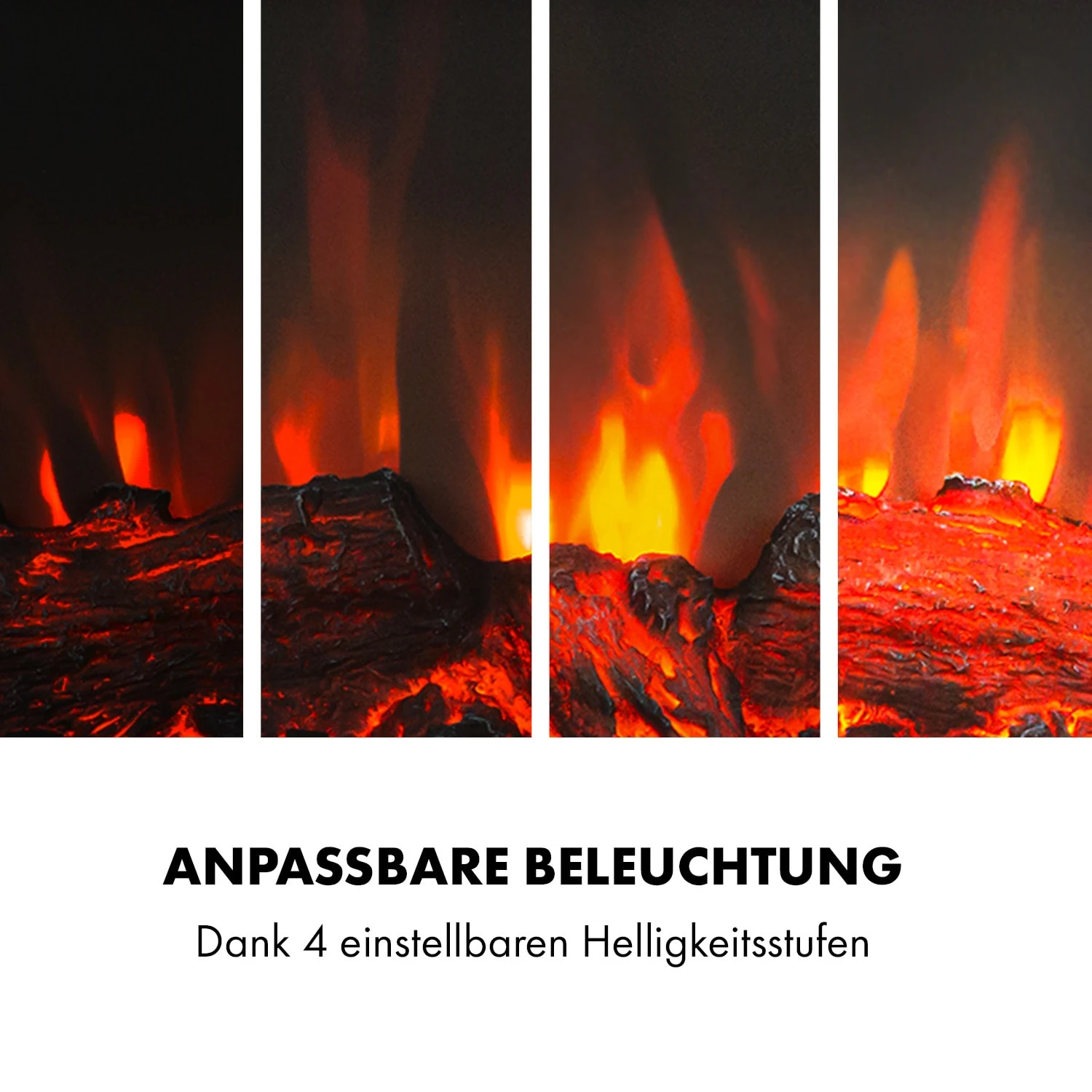 Vulsini Nightfall Elektrokamin 1900 W LED-Technik Fernbedienung – Bild 8