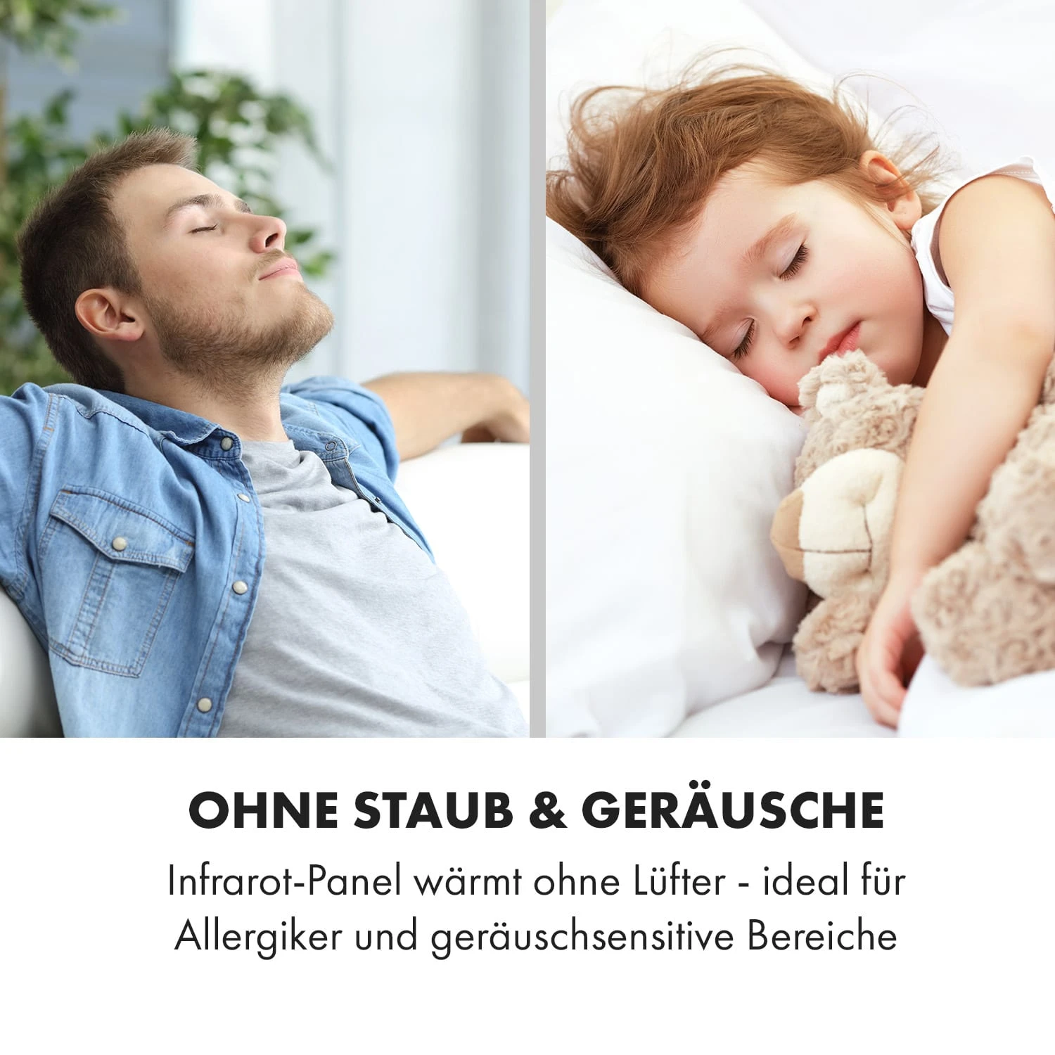 Wonderwall Air Art Smart Infrarotheizung 80x60cm 500W Wandmontage Sternennacht – Bild 4