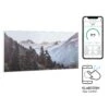 Wonderwall Air Art Smart Infrarotheizung 120x60cm 700W Wandinstallation App-Steuerung Berge