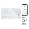Wonderwall Air Art Smart Infrarotheizung 120x60cm 700W Wandinstallation App-Steuerung Marmor I