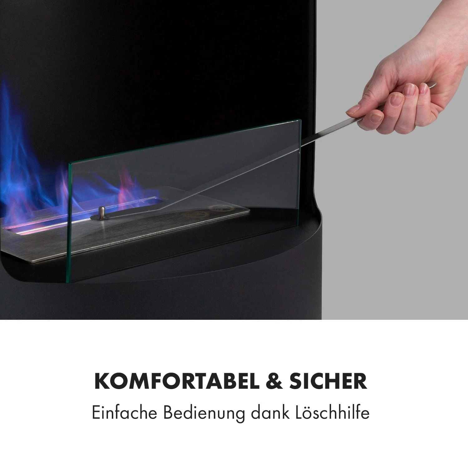 Phantasma Niro Ethanol-Kamin Sicherheitsbrenner Löschhilfe – Bild 6