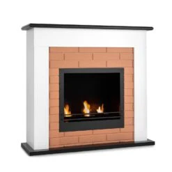 Phantasma Brickline Ethanol-Kamin 3,4 KW Backstein-Optik MDF