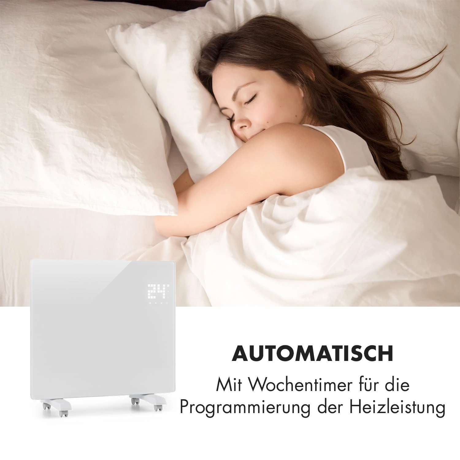 Bornholm Single Smart Konvektionsheizgerät 1000 W App-Steuerung – Bild 4