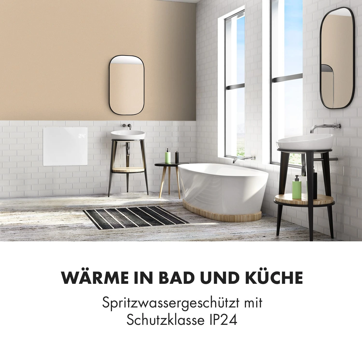 Bornholm Single Smart Konvektionsheizgerät 1000 W App-Steuerung – Bild 6