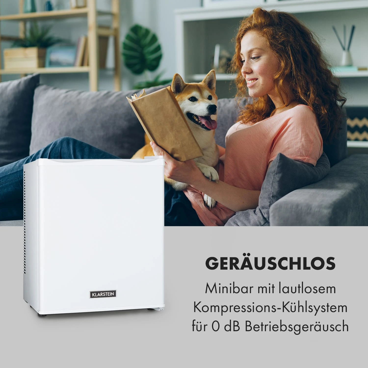 Happy Hour Minibar 5-15°C EEK G Lautlos 23dB LED-Licht – Bild 2