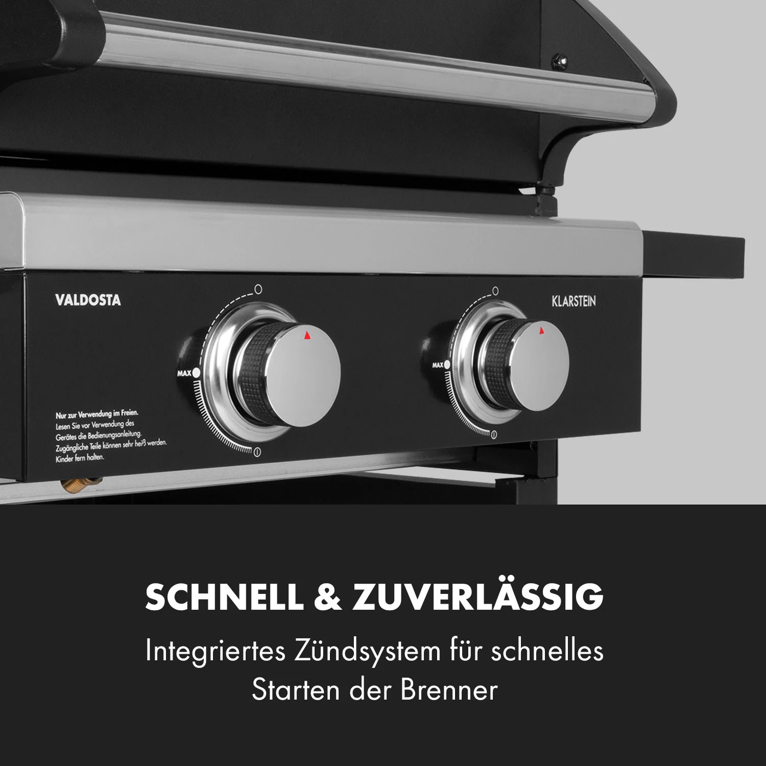 Valdosta 2.0 Gasgrill 2x3,6kW Brenner Edelstahl – Bild 7