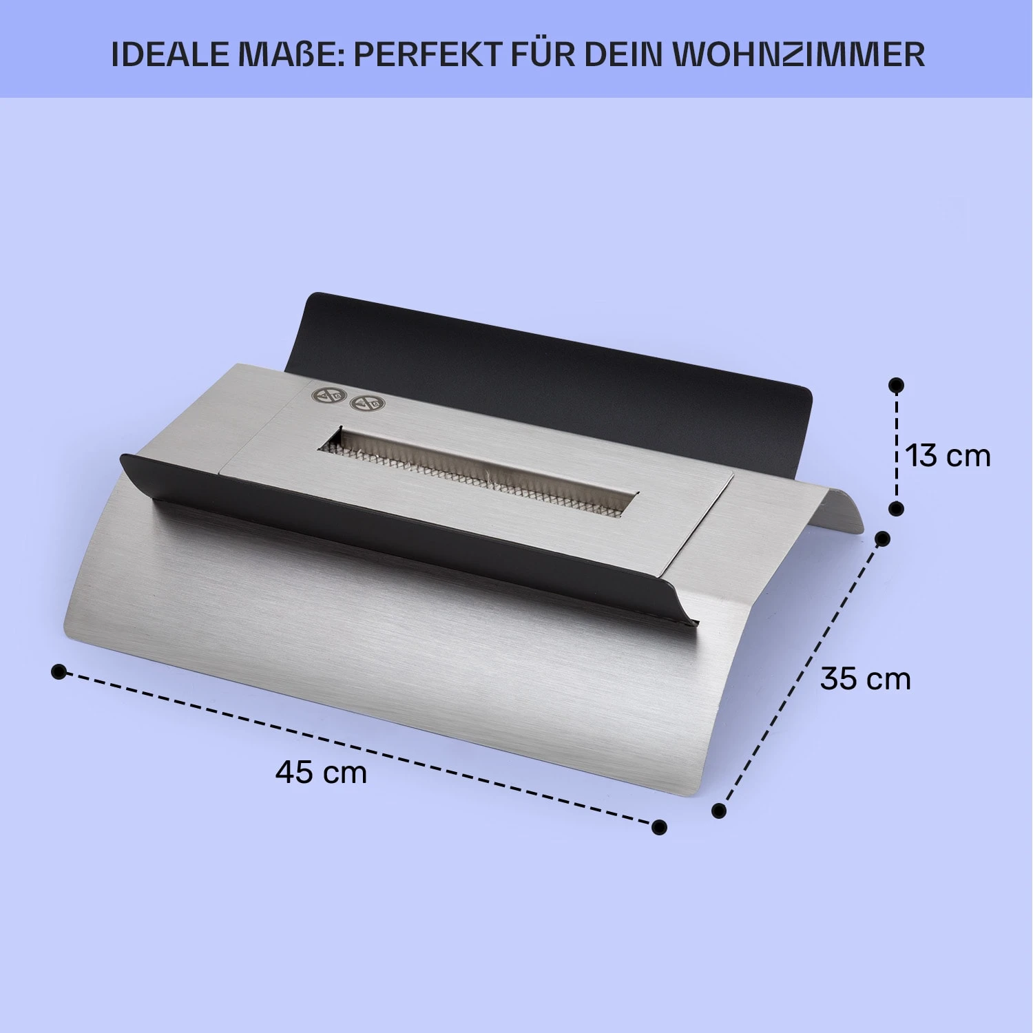 Phantasma Graca Ethanol-Kamin Rauch- & Geruchlos Bio-Ethanol – Bild 5