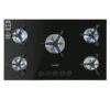 Trifecta 5 Gaskochfeld 5-flammig Triangle-Brenner Glaskeramik