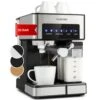 Arabica Comfort Espressomaschine 1350W 20 Bar 1,8l Touch-Bedienfeld