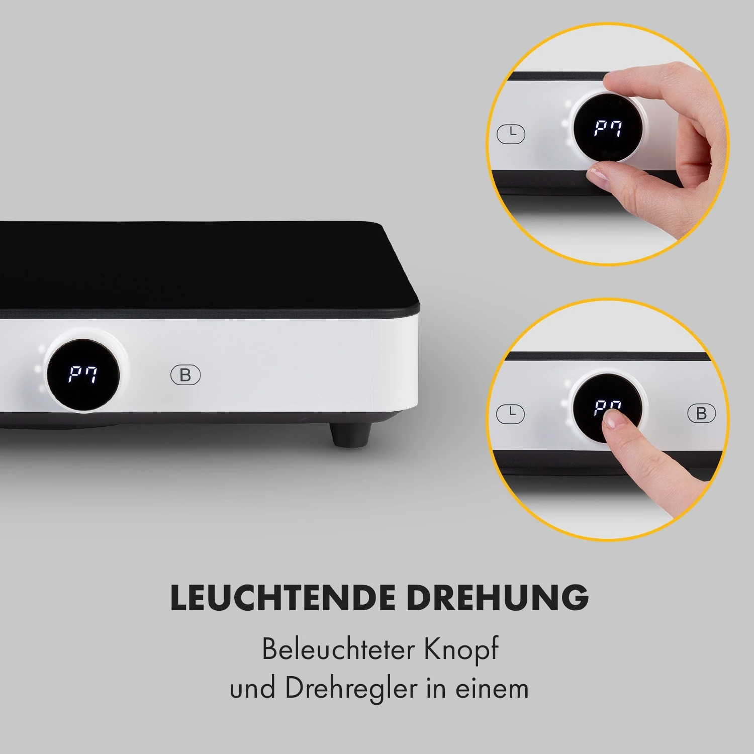 FutureChef Doppel-Induktionskochplatte 3000Watt 2 Kochfelder – Bild 3