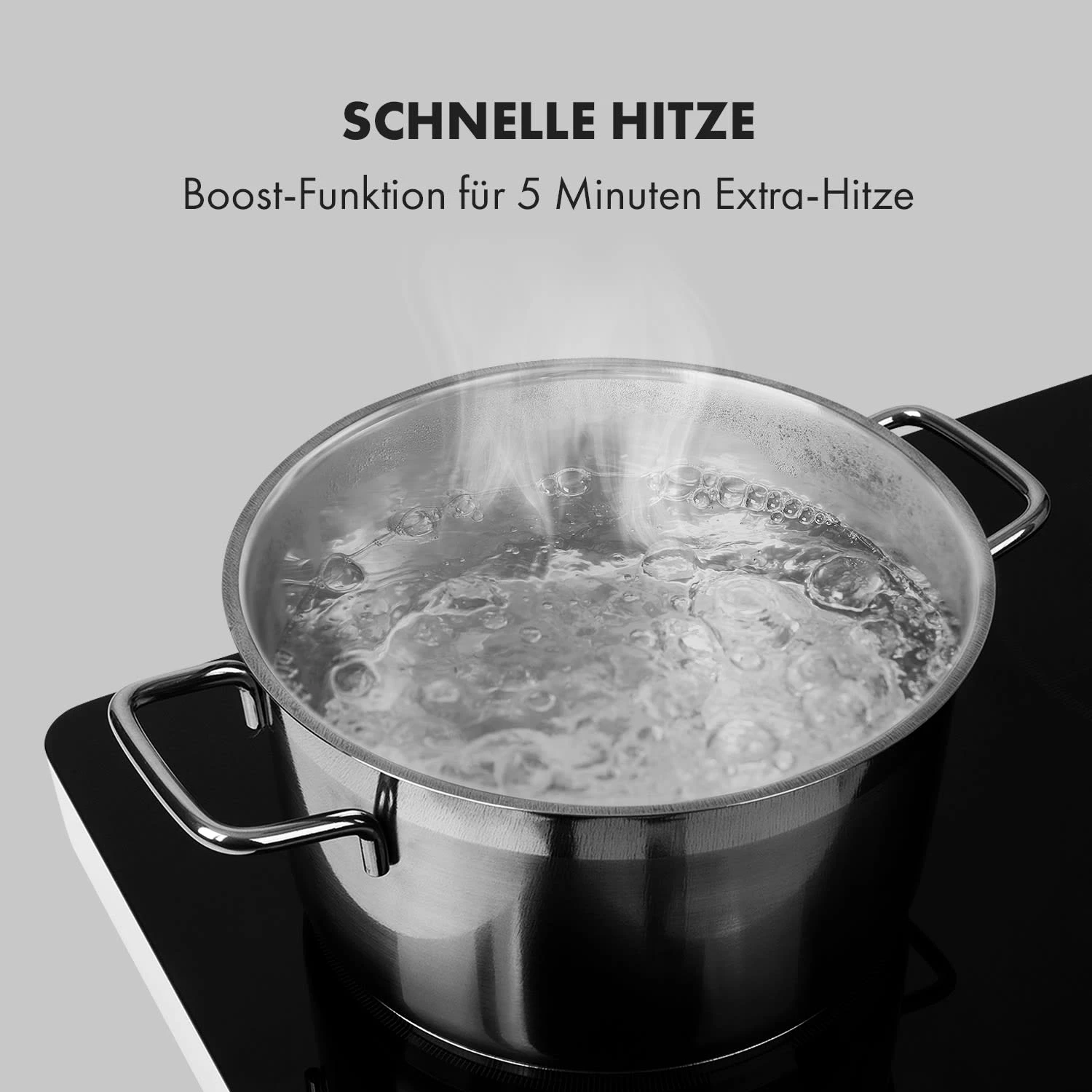 FutureChef Doppel-Induktionskochplatte 3000Watt 2 Kochfelder – Bild 4