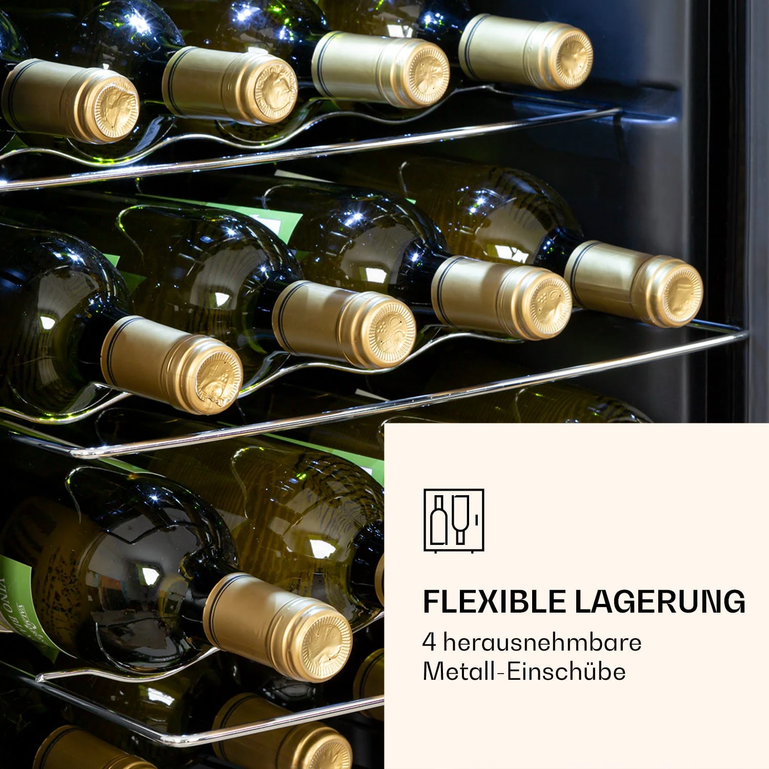 Ultimo 20 Uno Weinkühlschrank 53l Touch-Bedienfeld 131W 5-18°C – Bild 6