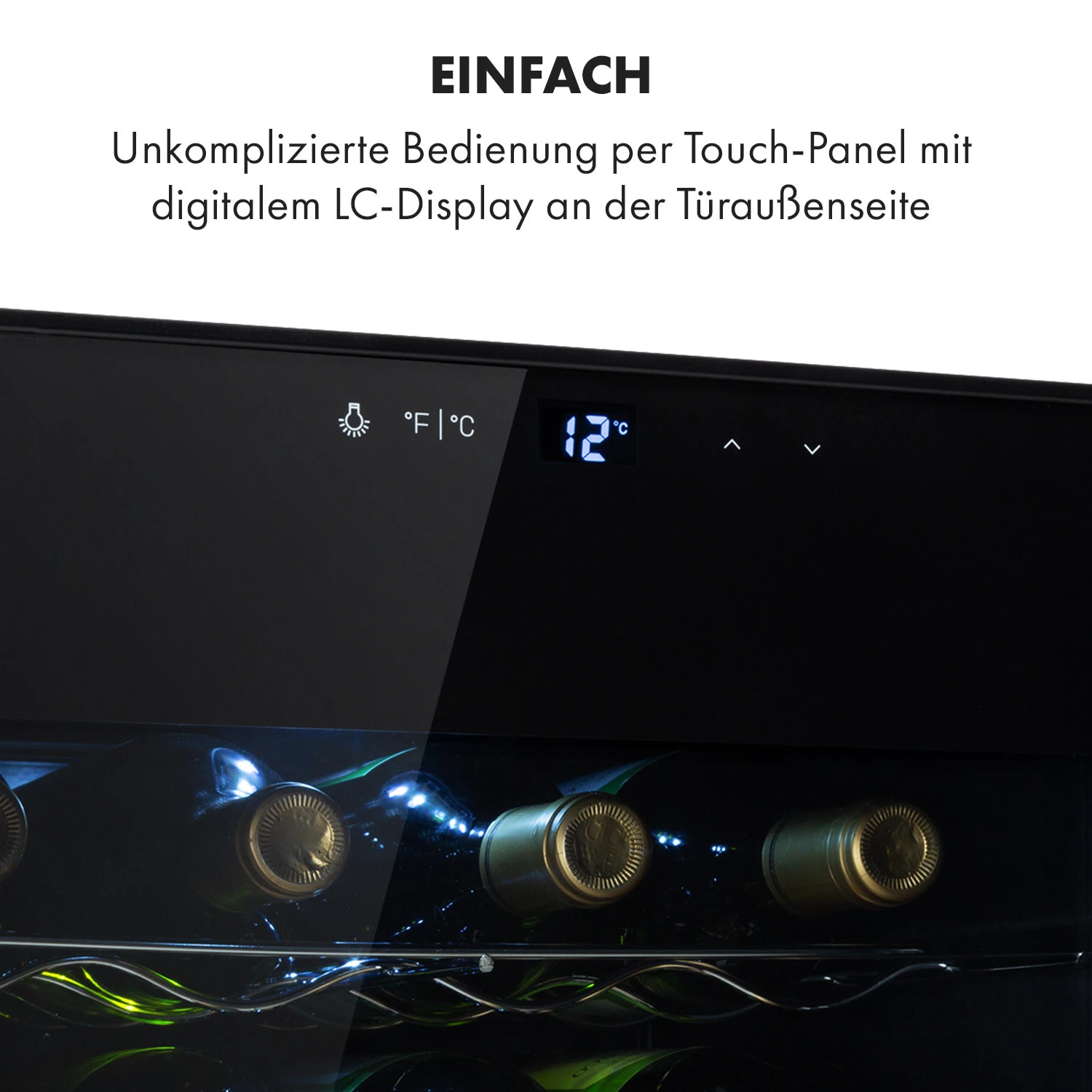 Barolo 28 Uno Weinkühlschrank 70 Liter 11-18°C SingleZone – Bild 4