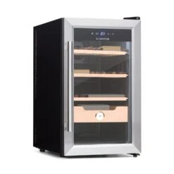 Klarstein El Presidente 48 Zigarren-Humidor 48L 3 Einschübe 1 Fach Zedernholz