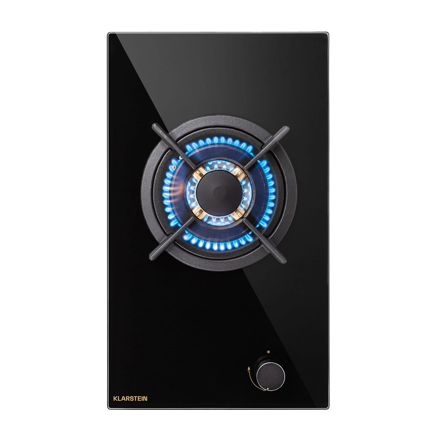 Goldflame Gaskochfeld 1 Wokbrenner Glaskeramik